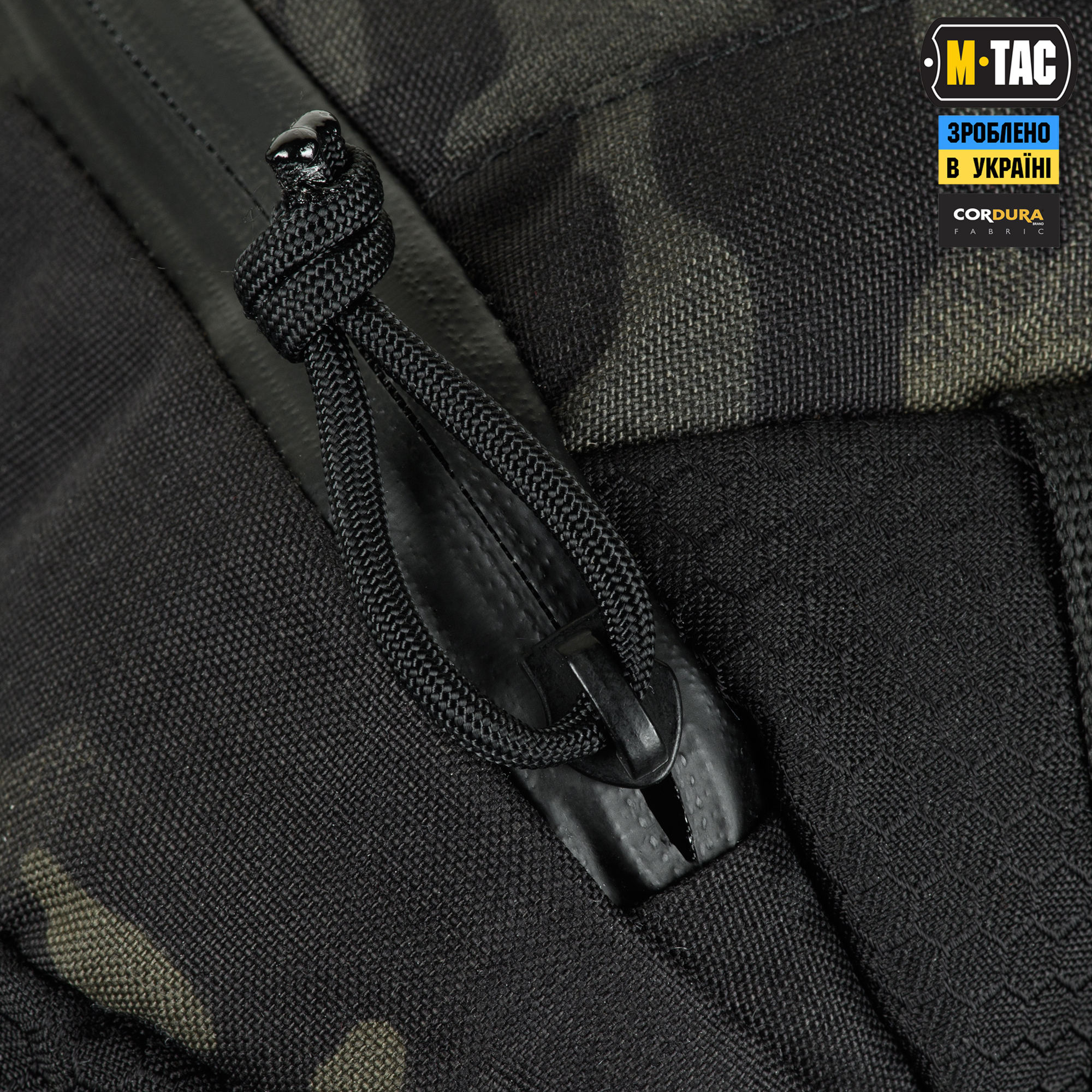 M-Tac сумка Sphaera Hex Hardsling Bag Large с липучкой Elite Multicam Black/Black — 10