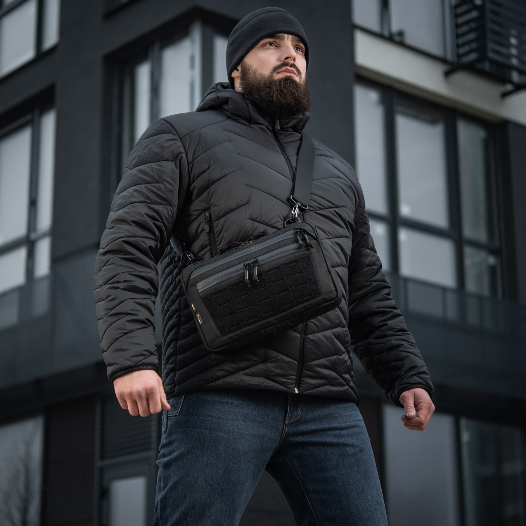 M-Tac сумка Admin Bag Medium Elite с липучкой Black — 13