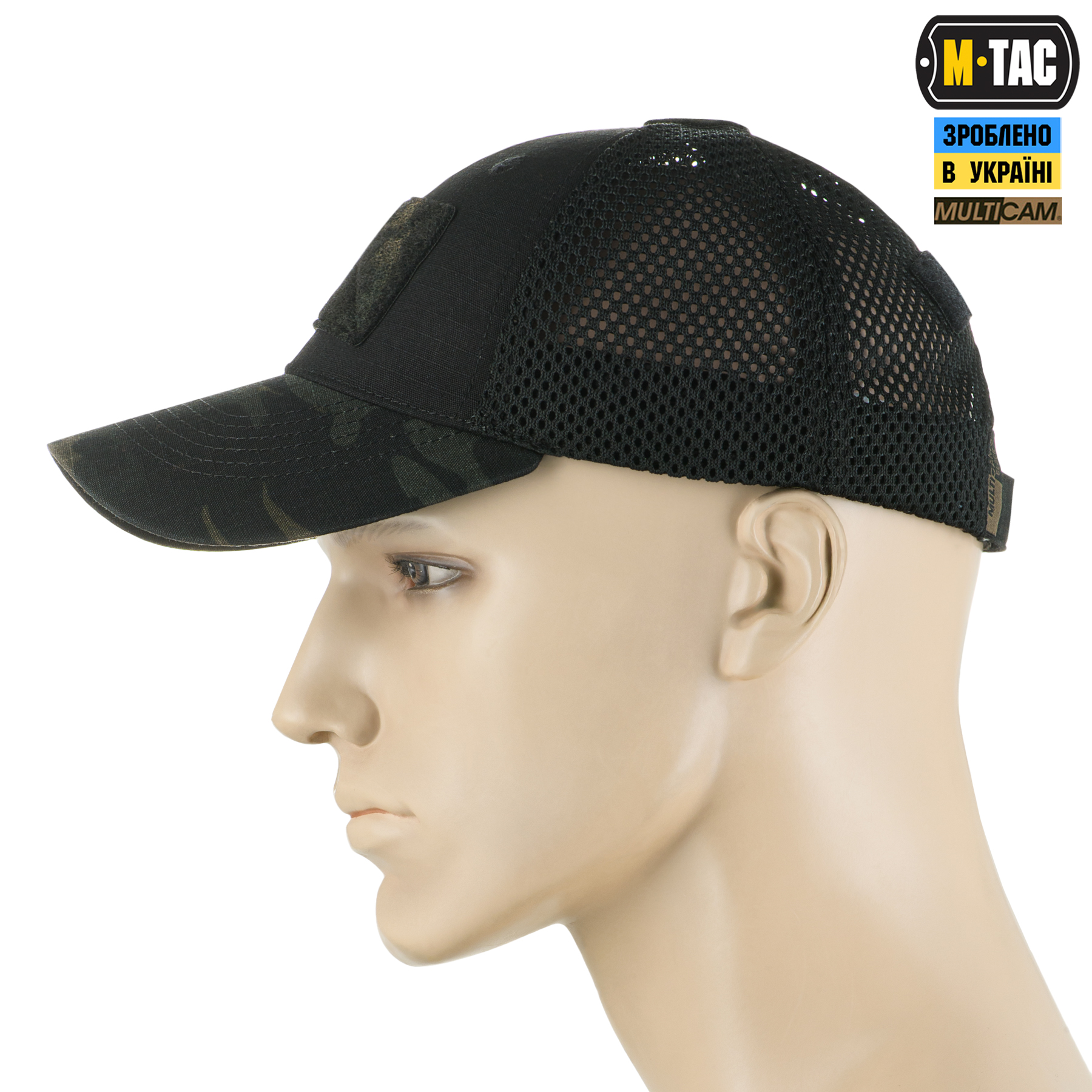 M-Tac бейсболка Elite тактическая с сеткой NYCO Extreme Multicam Black — 3