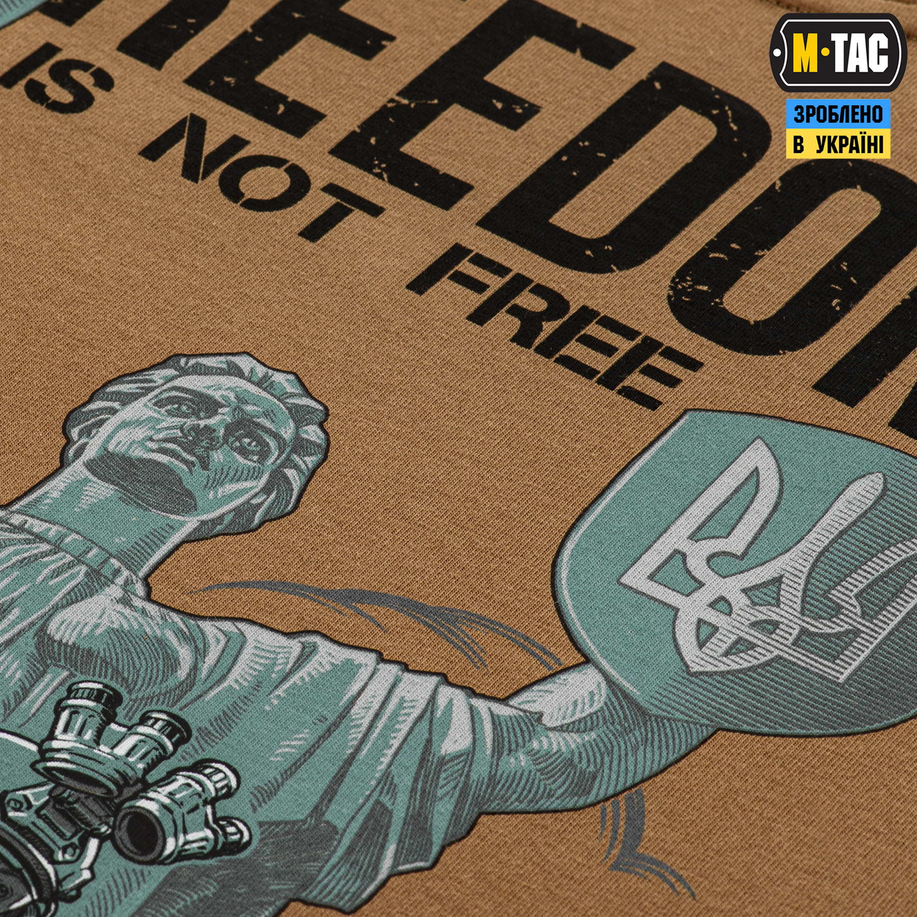 M-Tac футболка Freedom Coyote Brown — 8