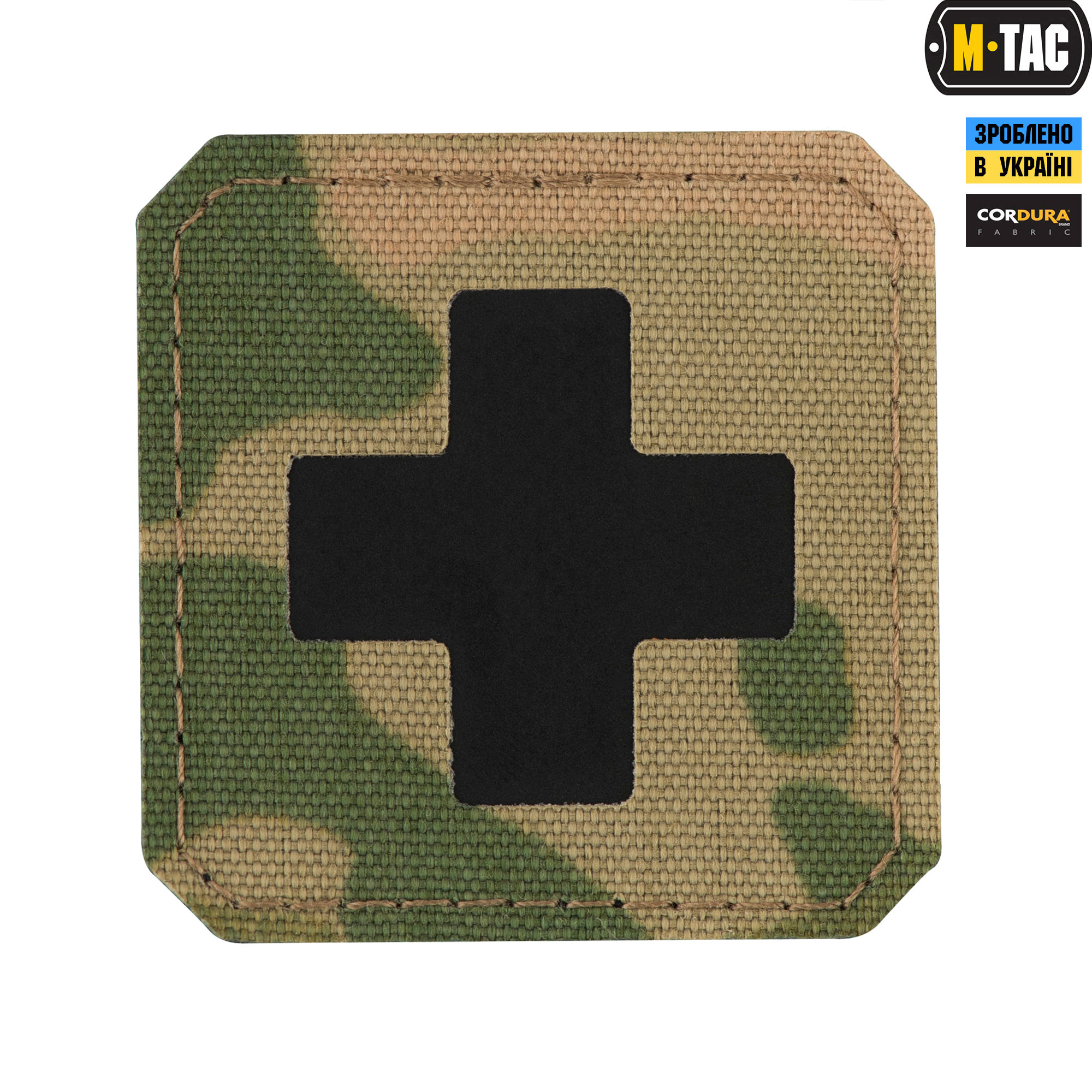 M-Tac нашивка Medic Cross Laser Cut Multicam/Black — 2