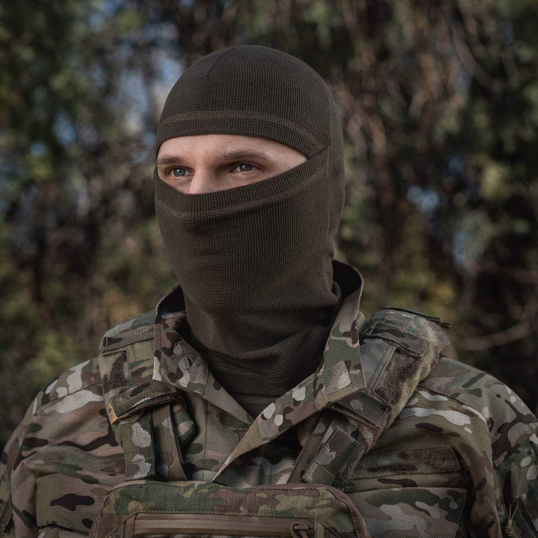 M-Tac балаклава-ниндзя Basic микрофлис рип-стоп Dark Olive — 7