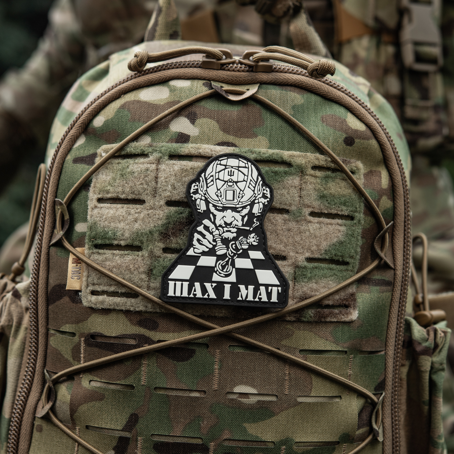 M-Tac нашивка Шах і Мат Black/White — 15