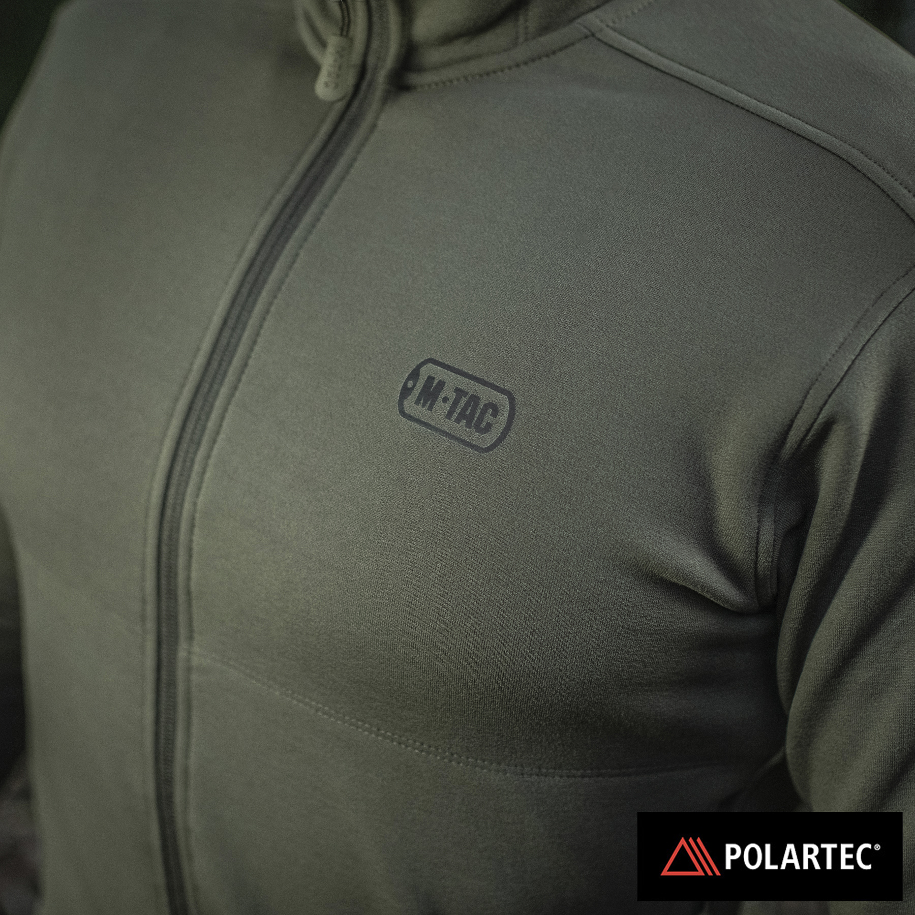 M-Tac кофта Shadow Fleece Polartec Olive — 12