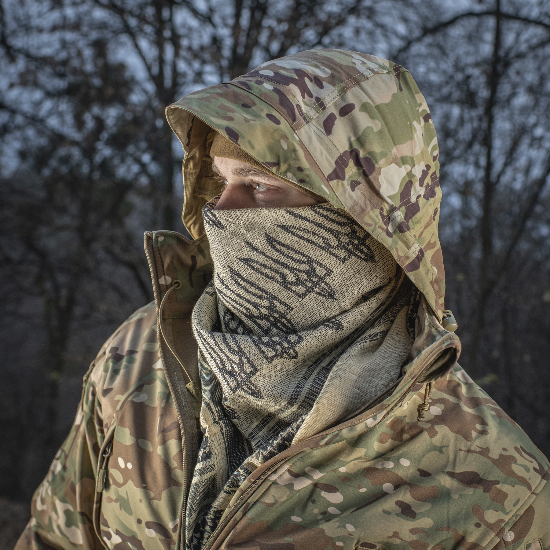 M-Tac шарф шемаг с Тризубом Coyote/Black — 7