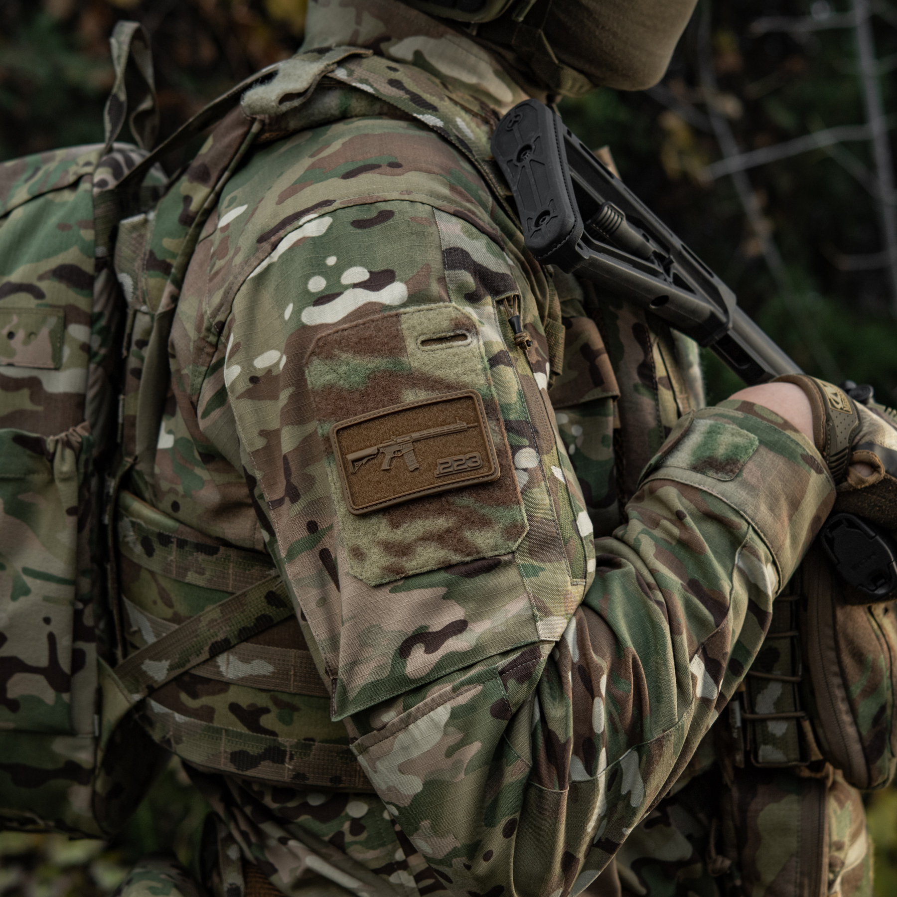 M-Tac нашивка AR-15 Velcro/PVC Coyote — 15