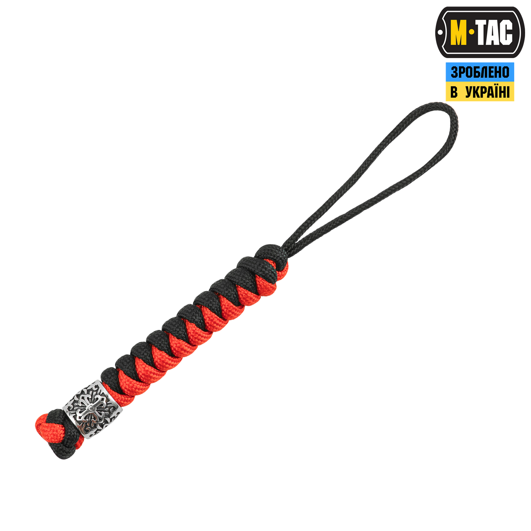 M-Tac темляк Viper Scandinavian Steel Black&Red — 2