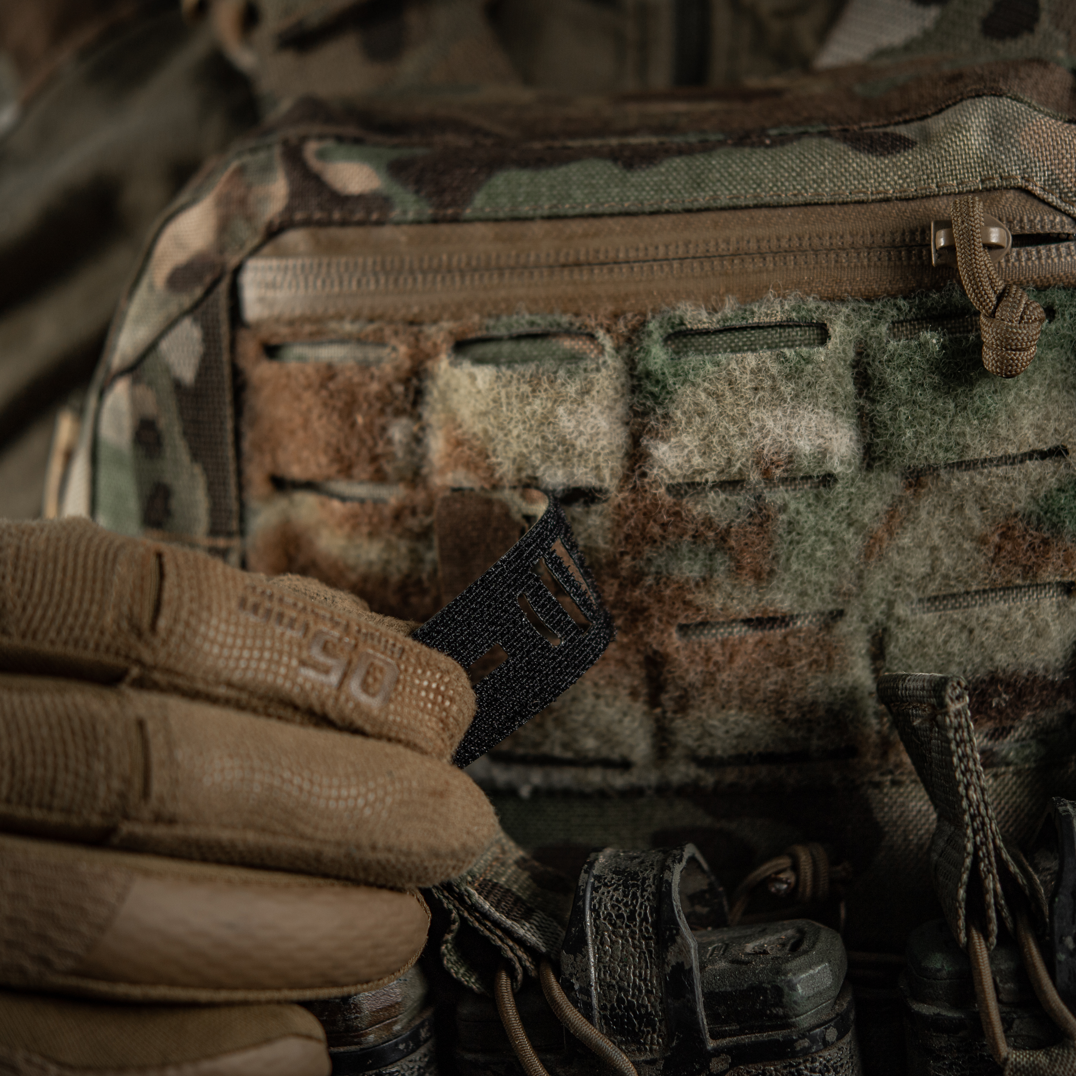 M-Tac нашивка группа крови A (II) - сквозная Laser Cut 25х80 Multicam — 4