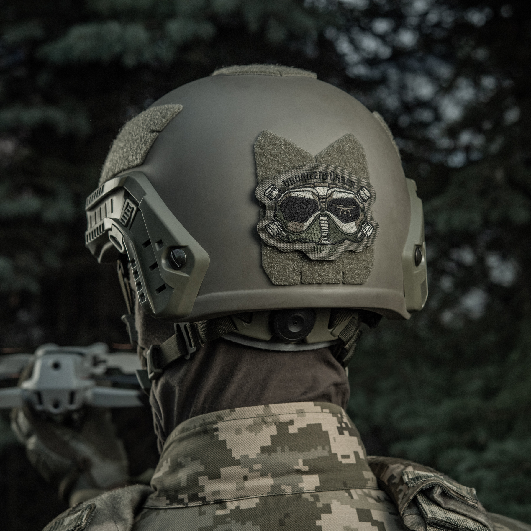 M-Tac нашивка Drohnenführer (вышивка) Ranger Green — 4