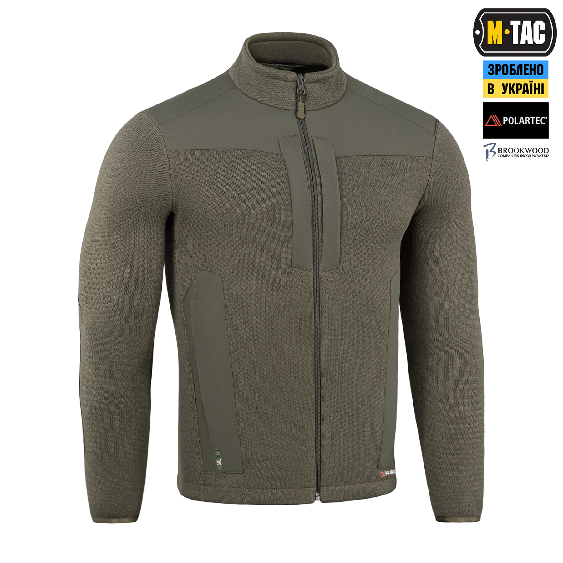 M-Tac кофта Senator Fleece Polartec Dark Olive — 4