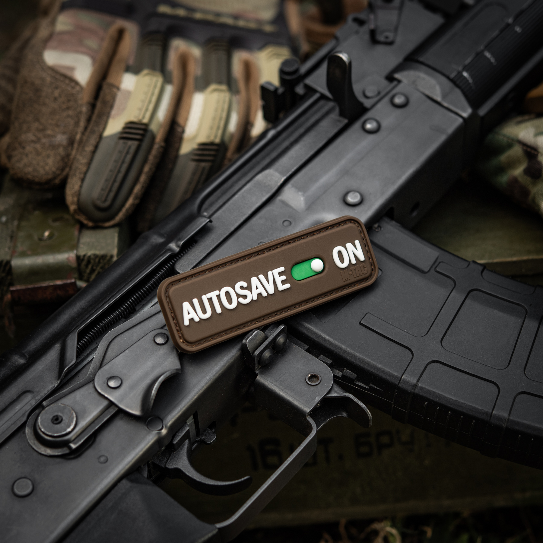 M-Tac нашивка Autosave PVC Coyote — 14
