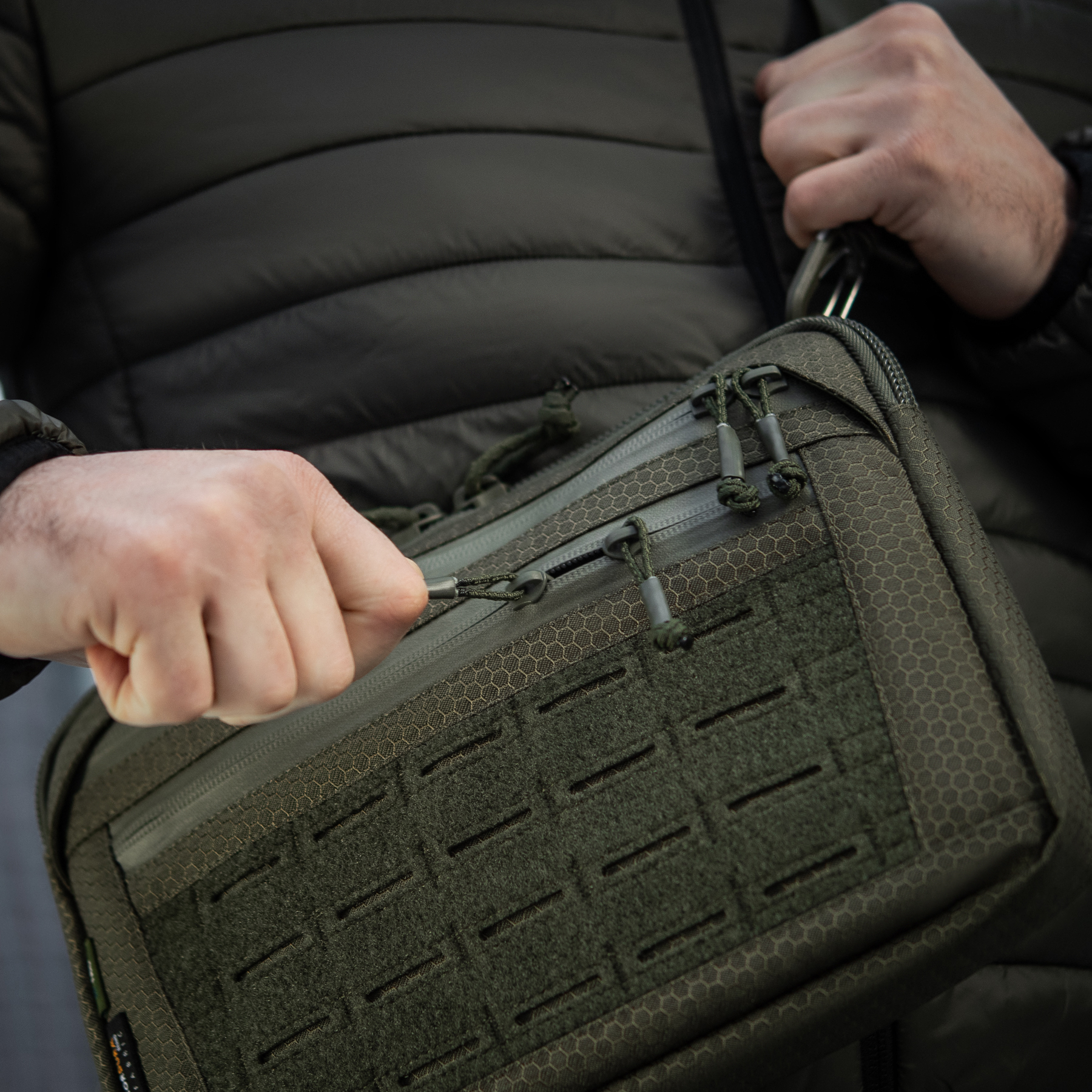 M-Tac сумка Admin Bag Medium Elite с липучкой Hex Ranger Green — 26