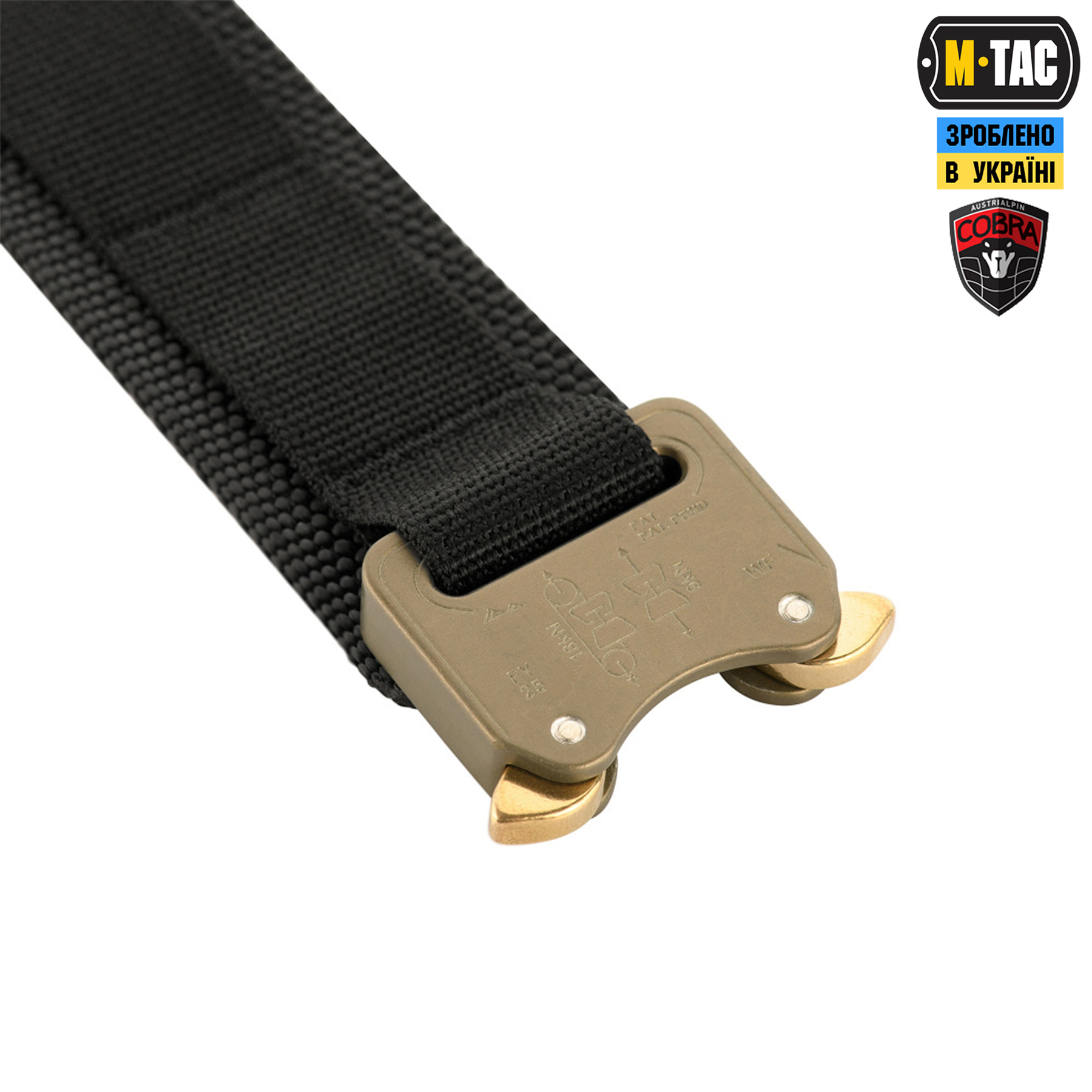 M-Tac ремень Cobra Buckle Belt Black — 4