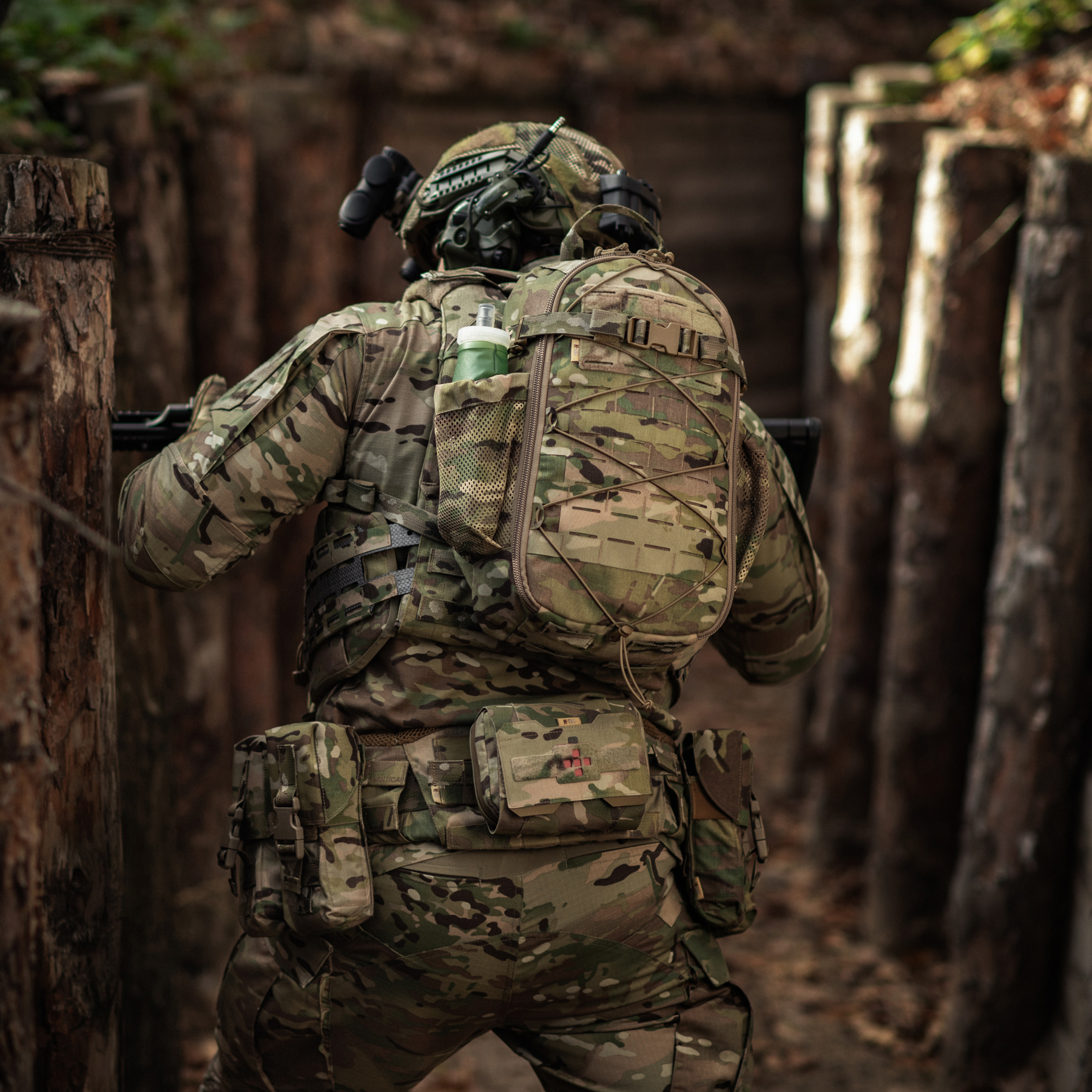 M-Tac рюкзак Sturm с эргономичными лямками Elite Multicam — 8