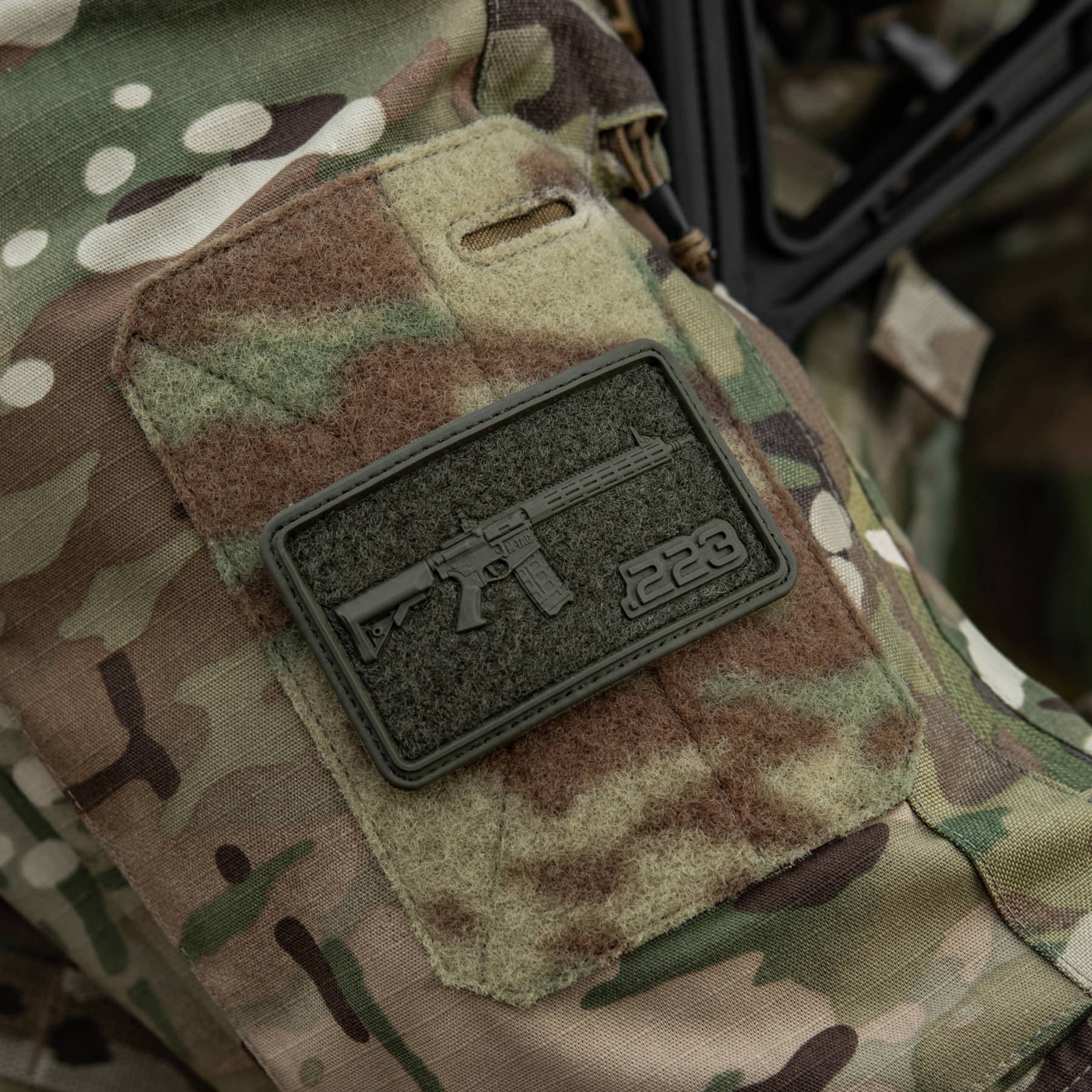 M-Tac нашивка AR-15 Velcro/PVC Ranger Green — 15