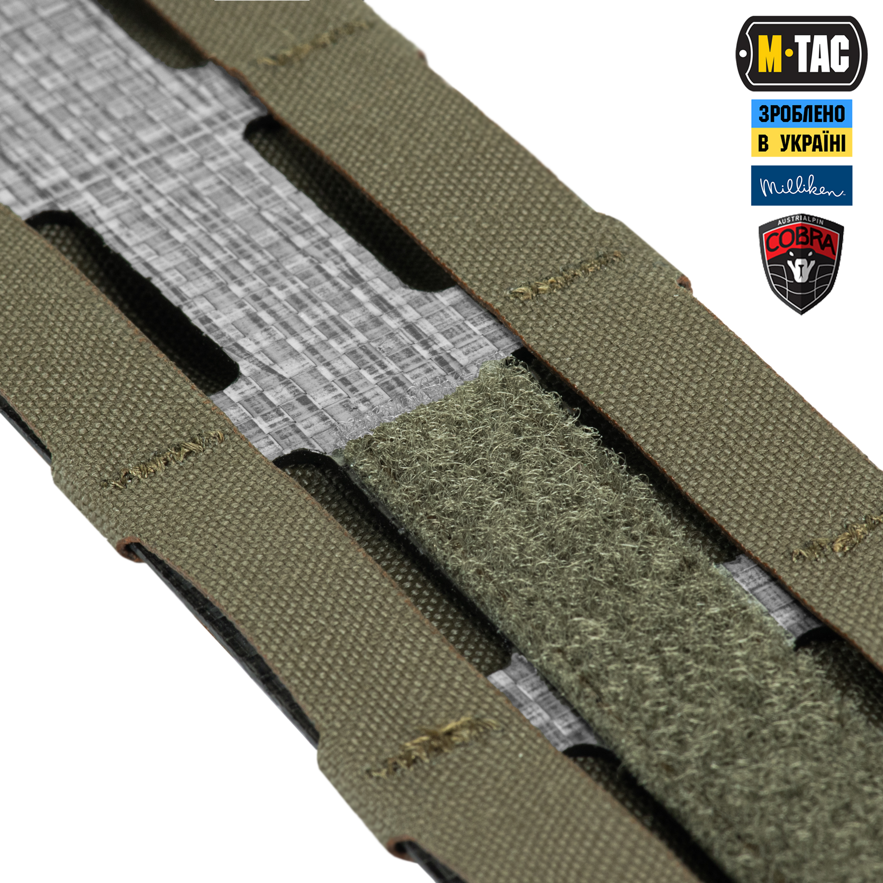 M-Tac ремень Tiger Belt Cobra Buckle Ranger Green — 5