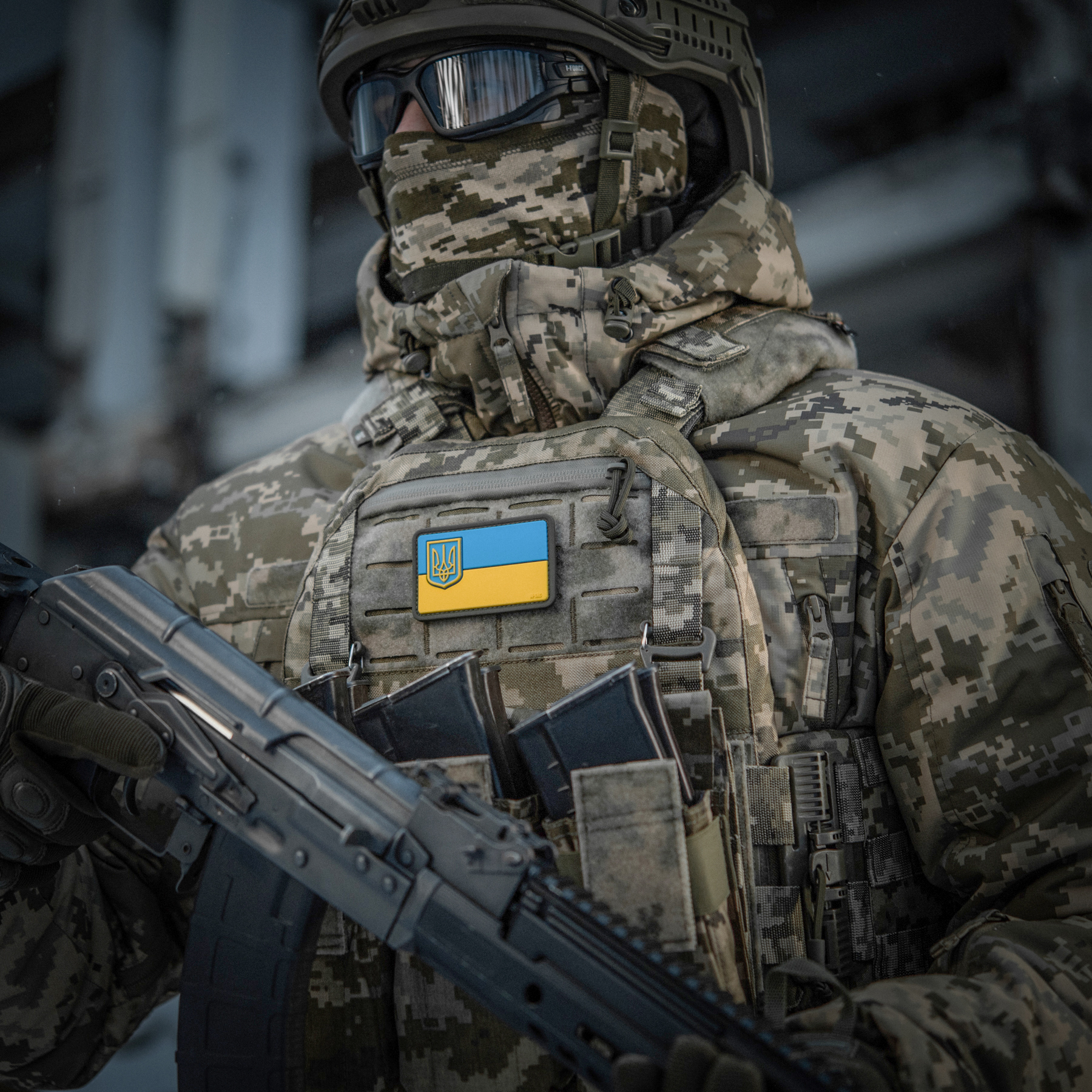 M-Tac нашивка флаг Украины с малым гербом PVC — 7