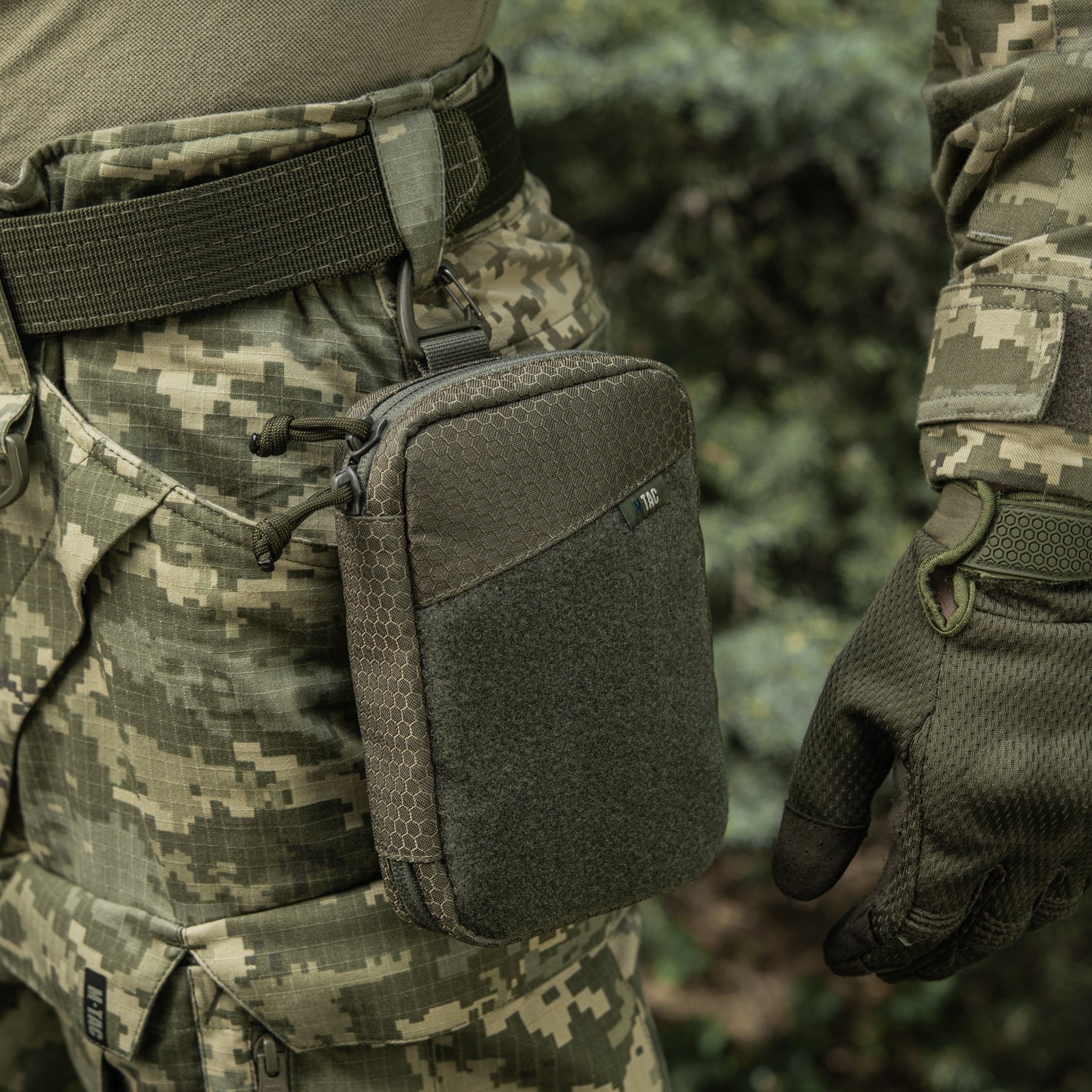 M-Tac EDC Pocket HEX Elite Ranger Green — 17