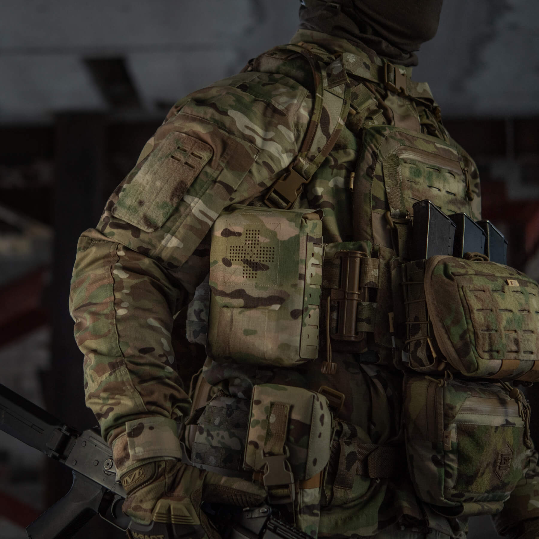 M-Tac подсумок медицинский вертикальный Large Gen.II Elite Multicam — 21