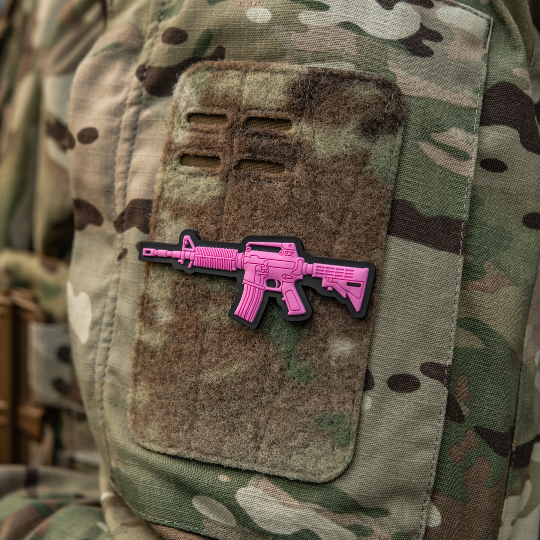 M-Tac нашивка M4A1 3D PVC Pink — 14