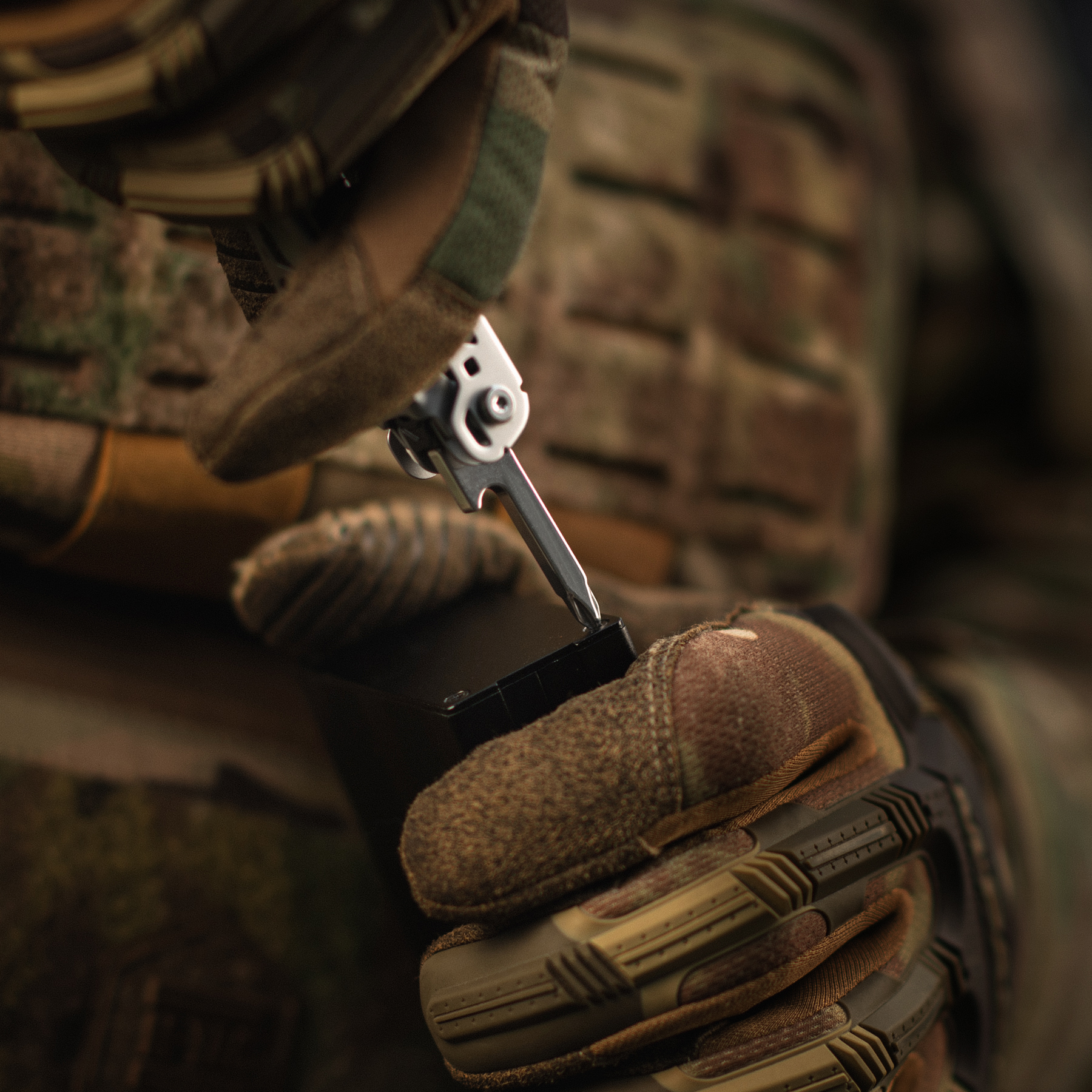 M-Tac мультитул Type 12 Steel/Damascus — 42