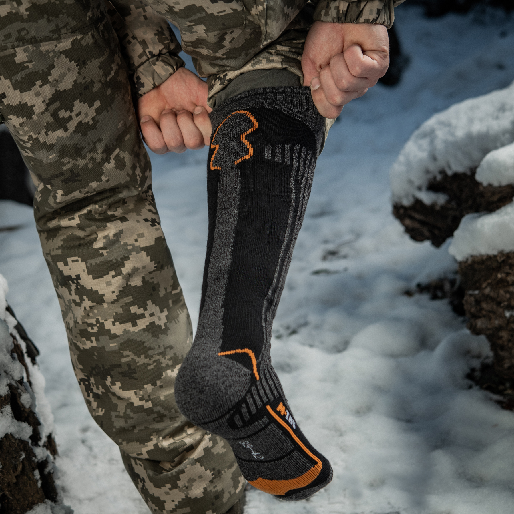 M-Tac носки Coolmax 75% Long Black — 14