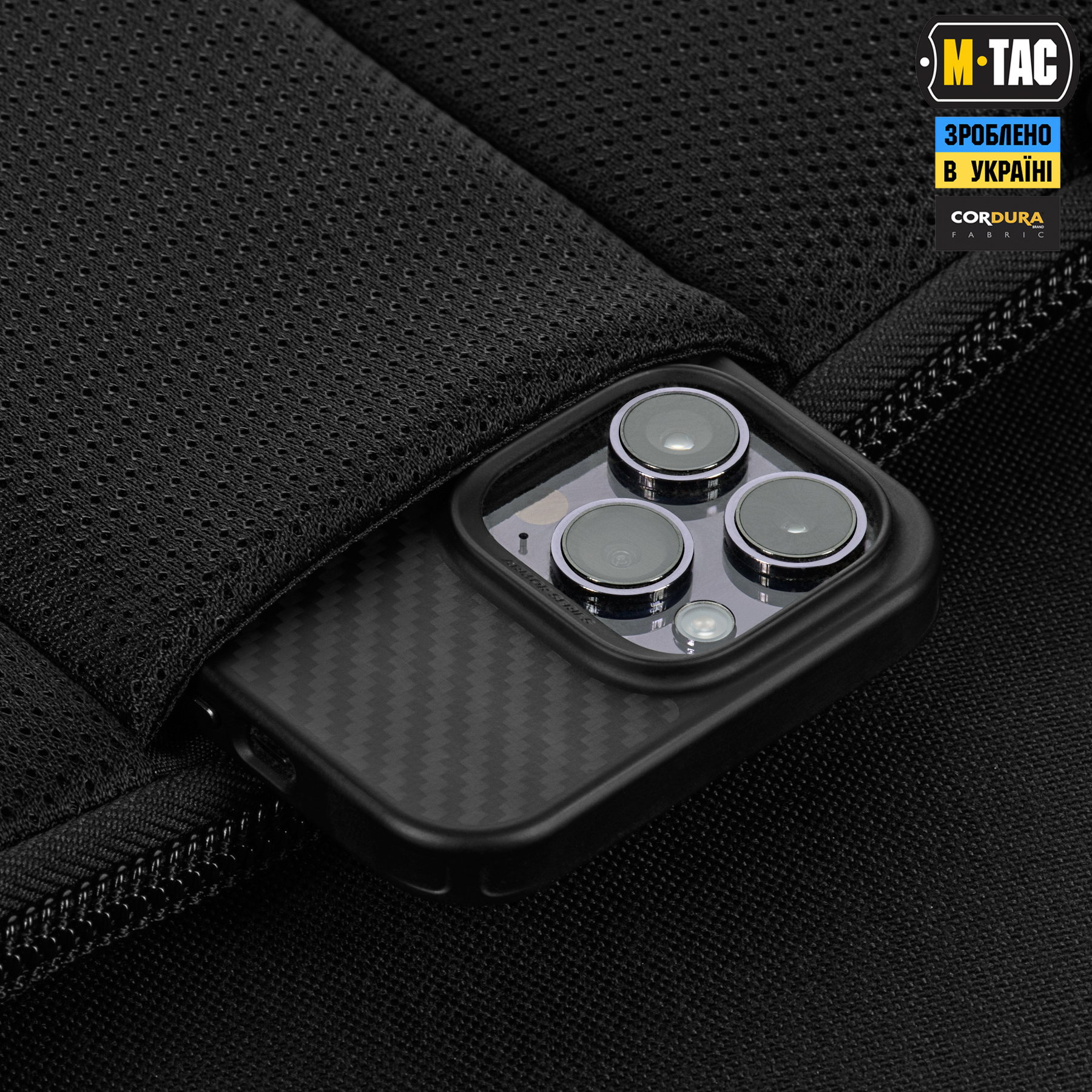 M-Tac сумка Admin Bag Medium Elite с липучкой Black — 8