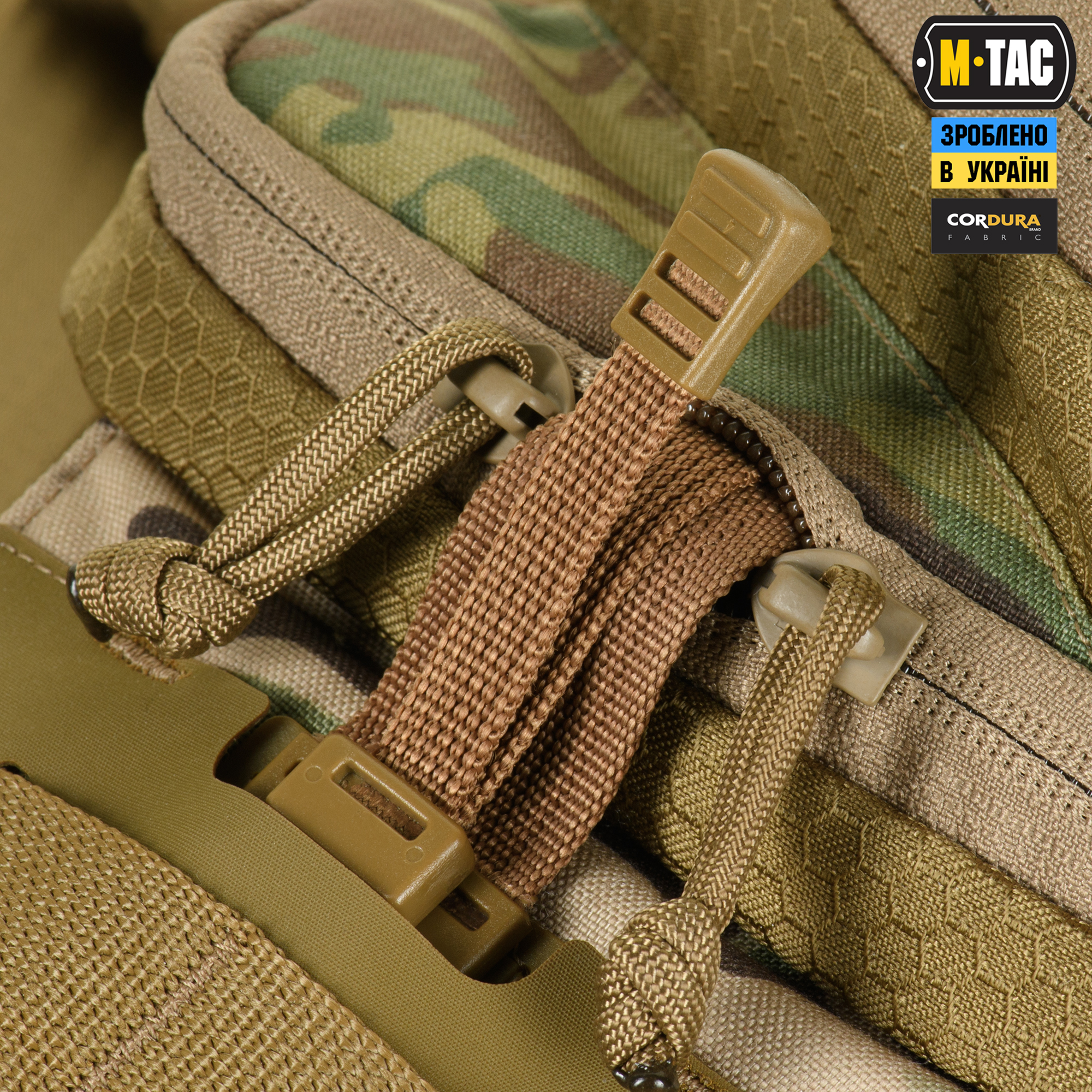 M-Tac сумка Sling Pistol Bag Elite Hex Multicam/Coyote — 7