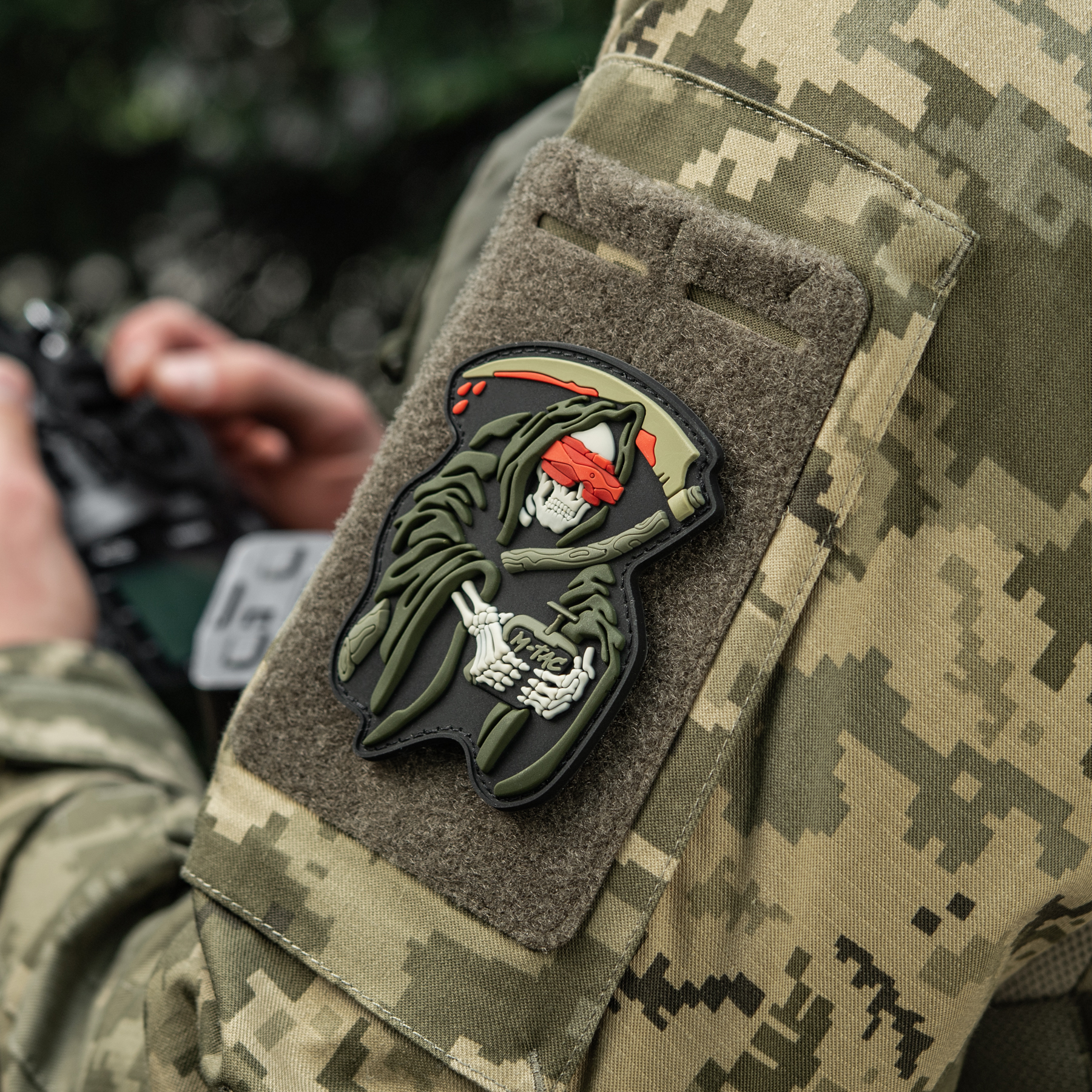 M-Tac нашивка FPV Operator PVC Black/Olive — 12