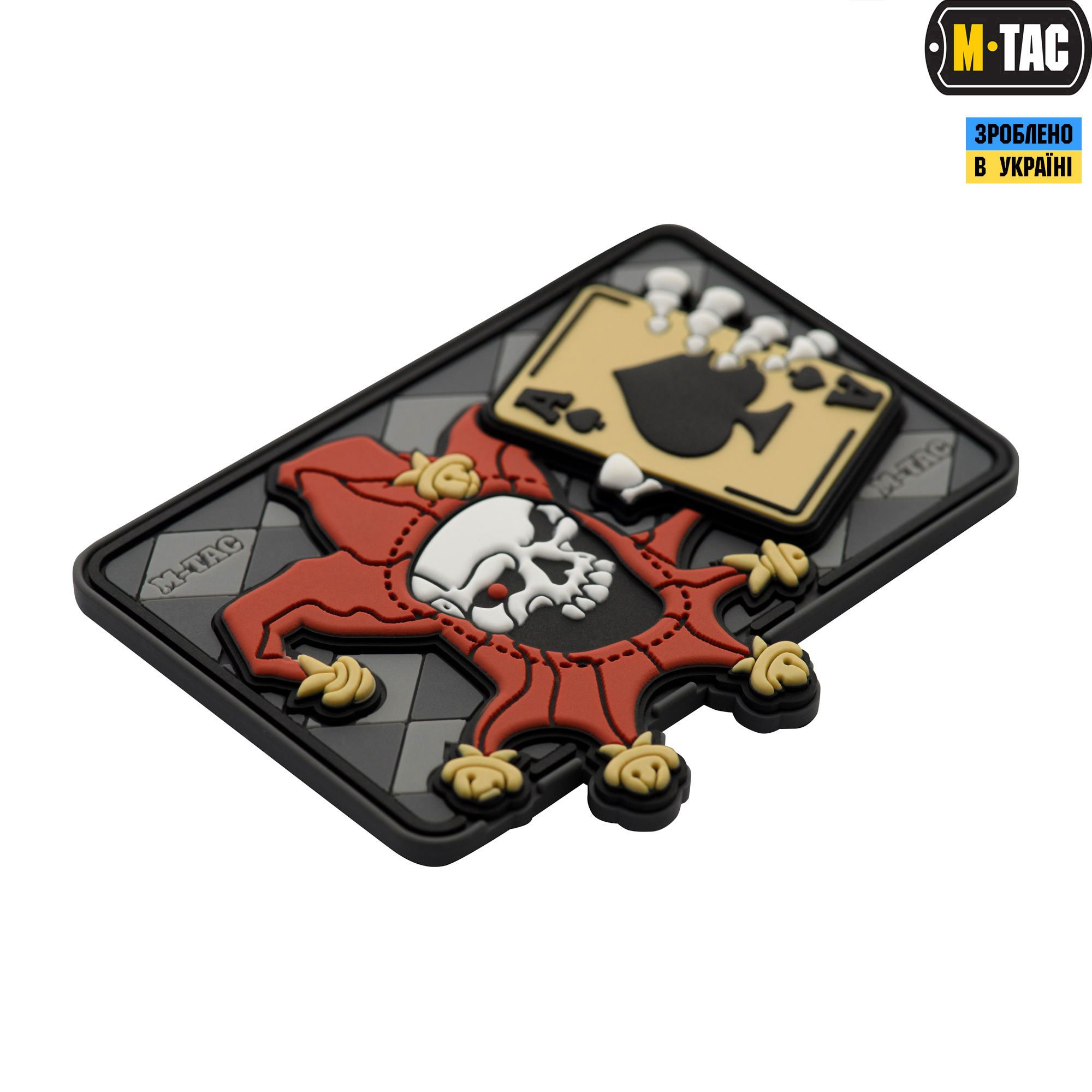M-Tac нашивка Joker Skull 3D PVC — 3