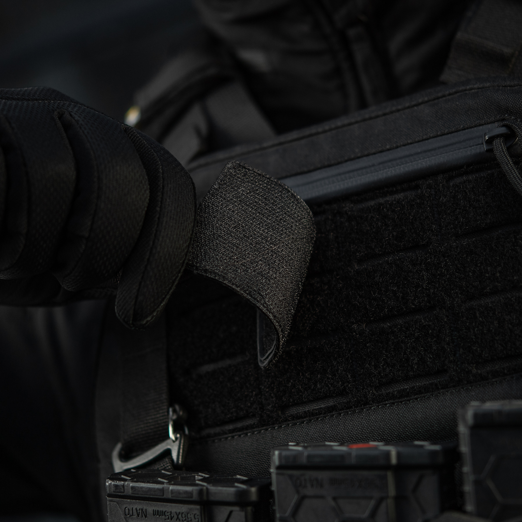 M-Tac нашивка AR-15 Velcro/PVC Black — 8