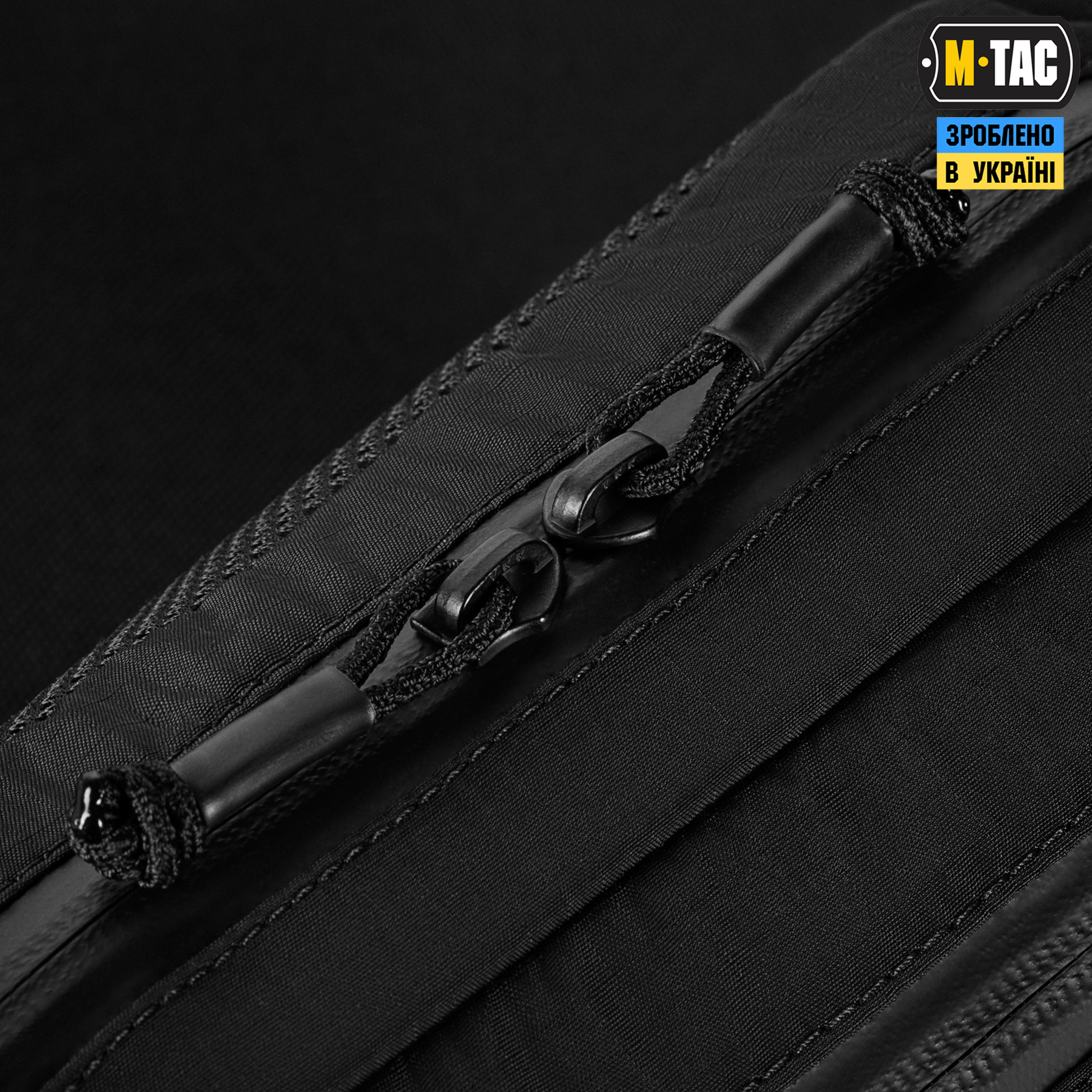 M-Tac сумка City Waist Bag с липучкой Lite-NR Elite Black — 6
