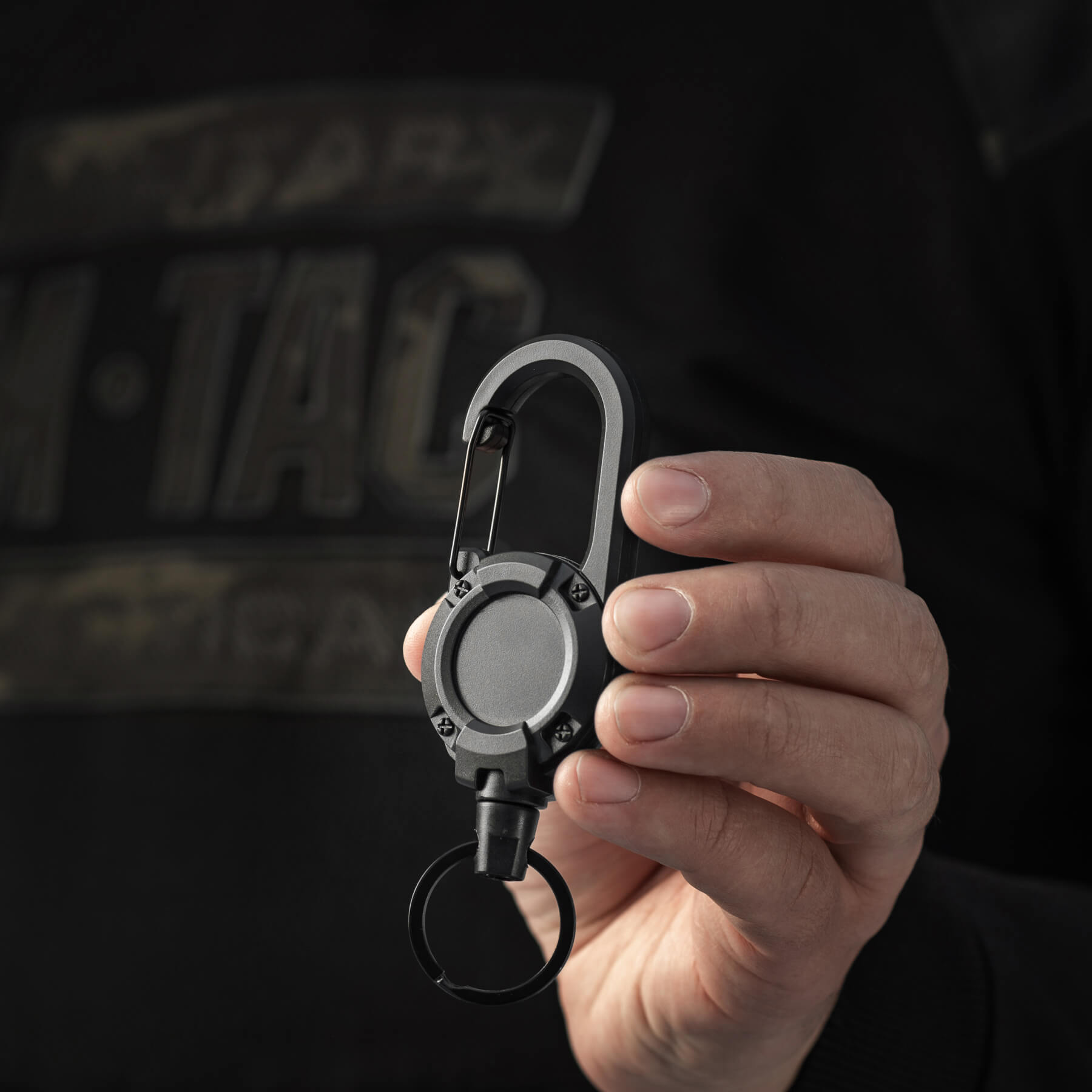 M-Tac карабин с тросиком для ключей Black — 19