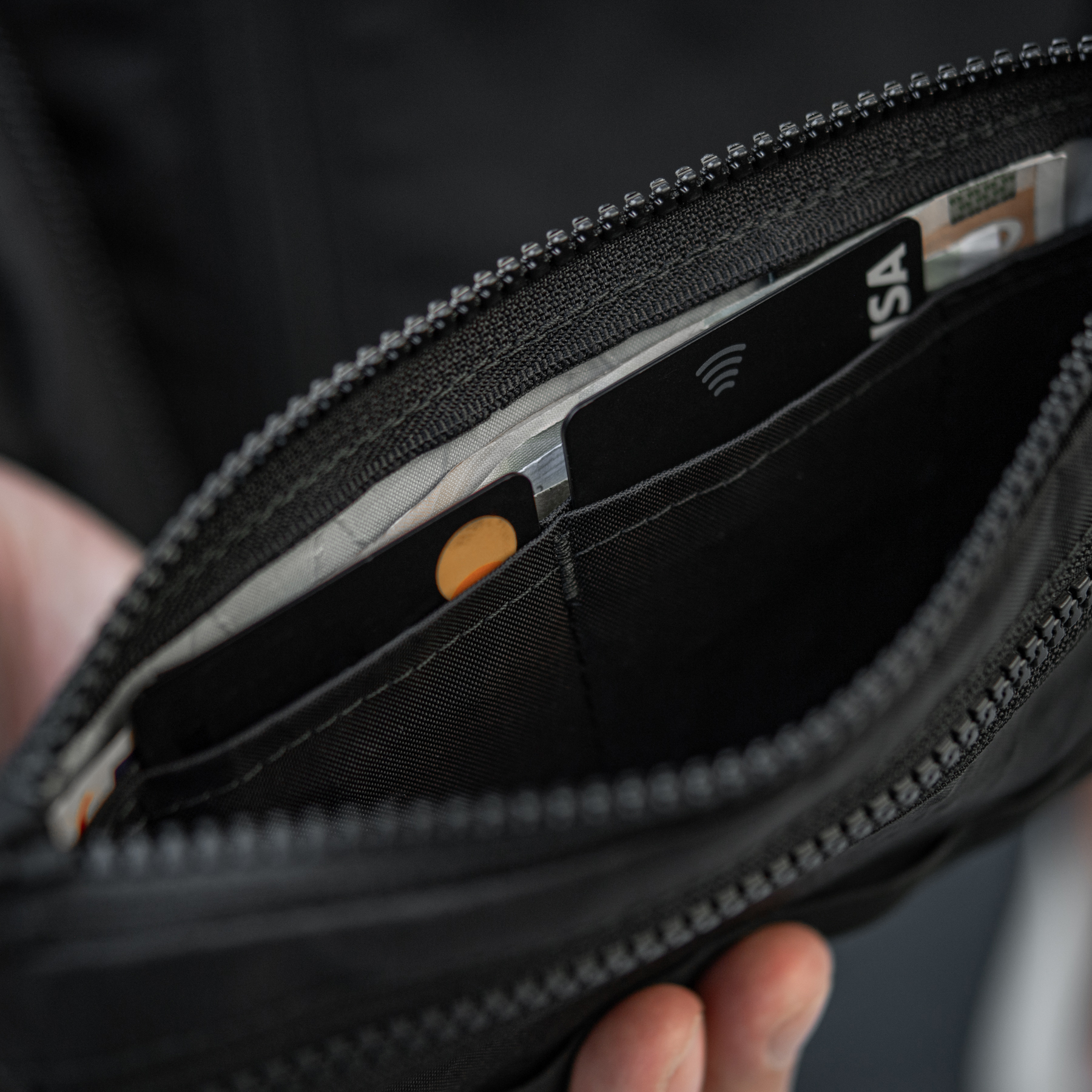 M-Tac кошелек горизонтальный X-Pac Elite Black — 24