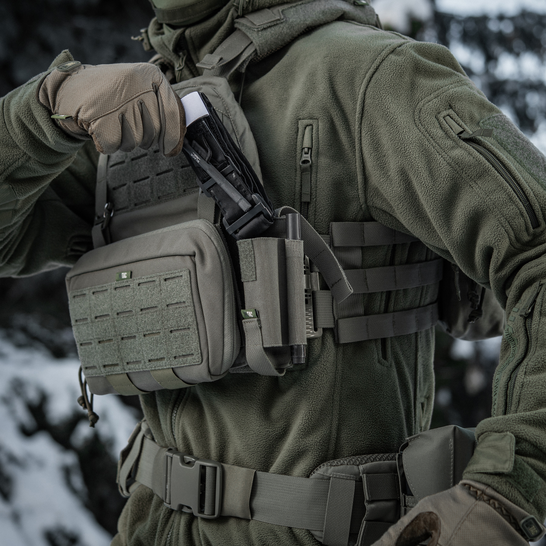 M-Tac подсумок для турникета эластичный на липучке Gen.III Ranger Green — 18