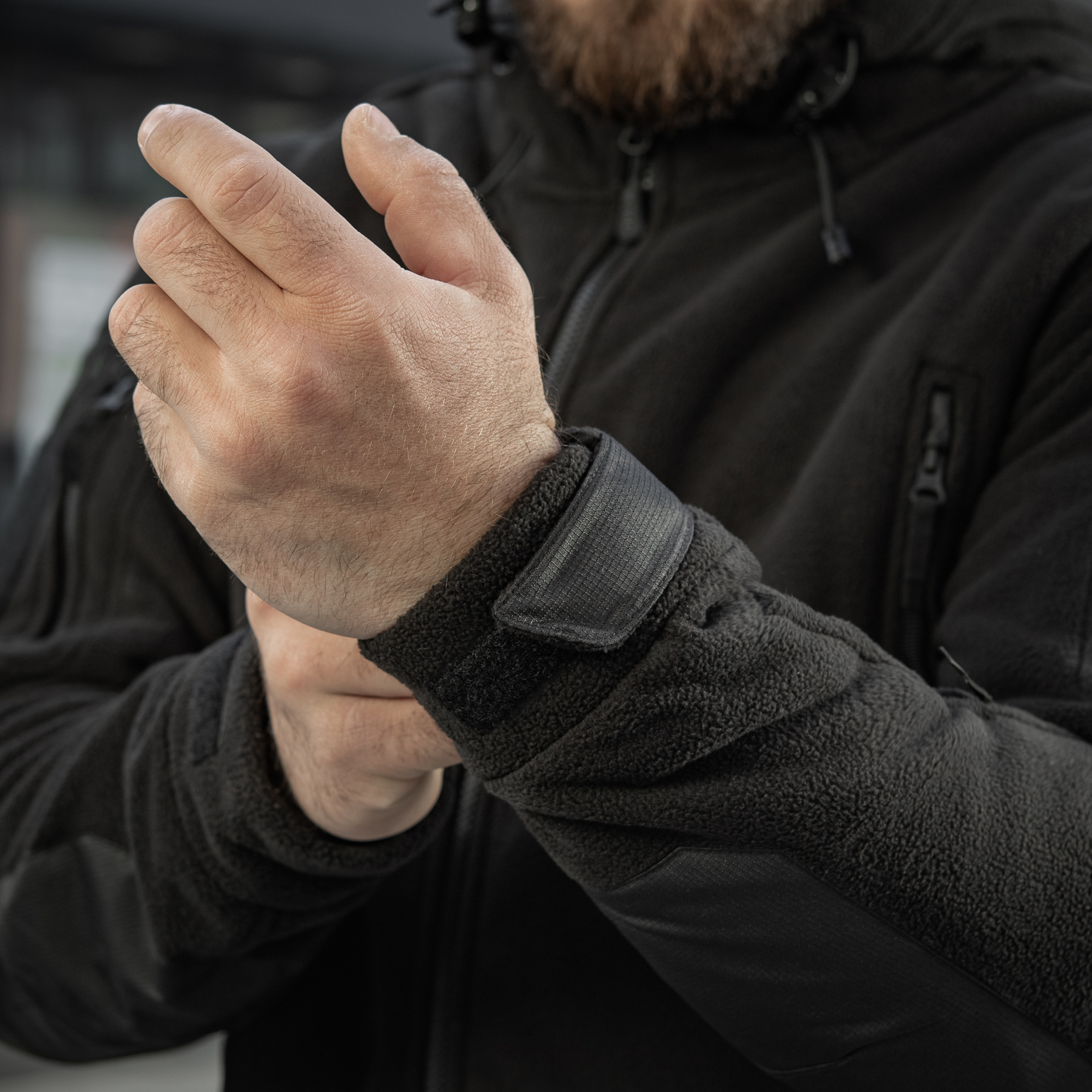 M-Tac куртка флисовая Windblock Division Gen.II Black — 20