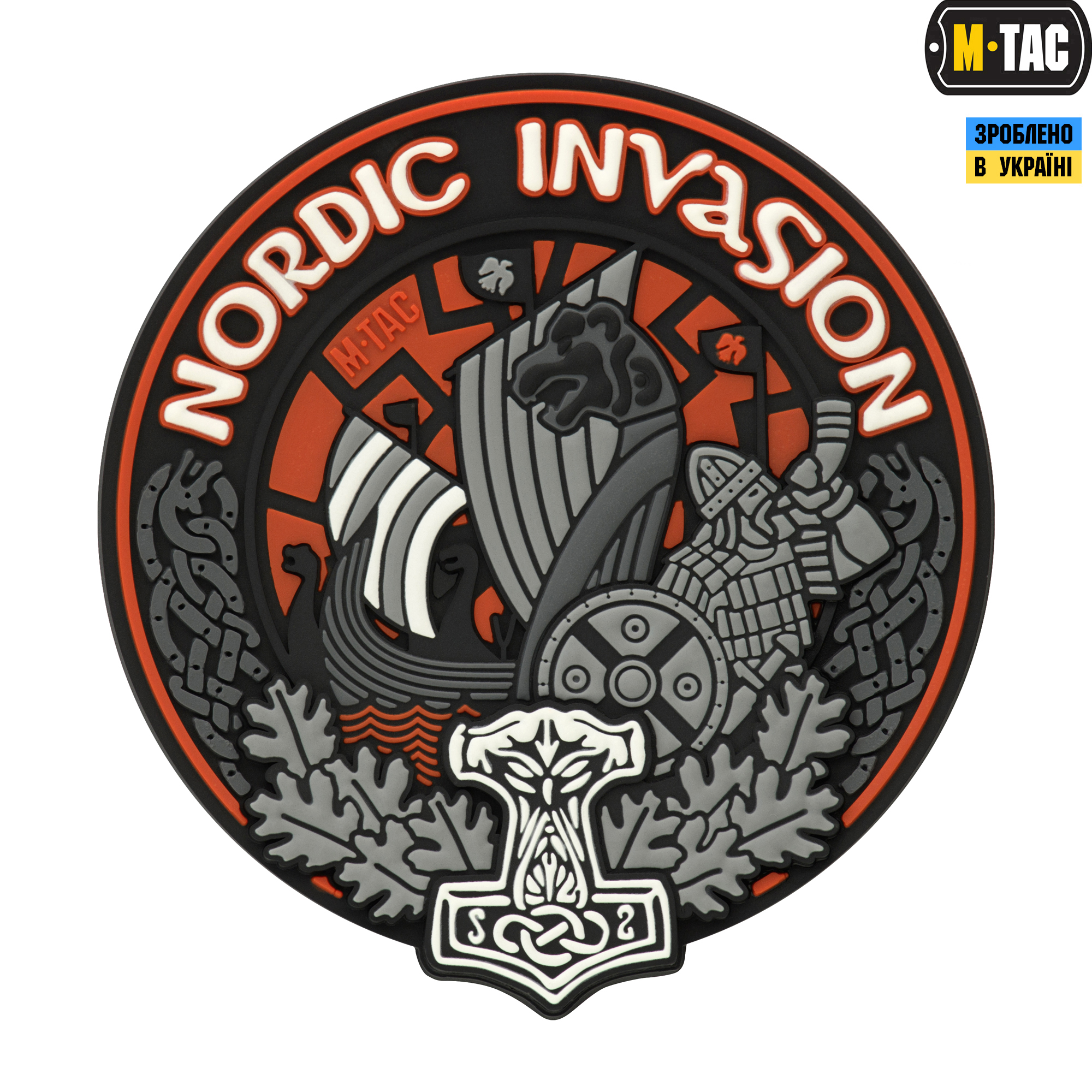 M-Tac нашивка Nordic Invasion 3D PVC — 2