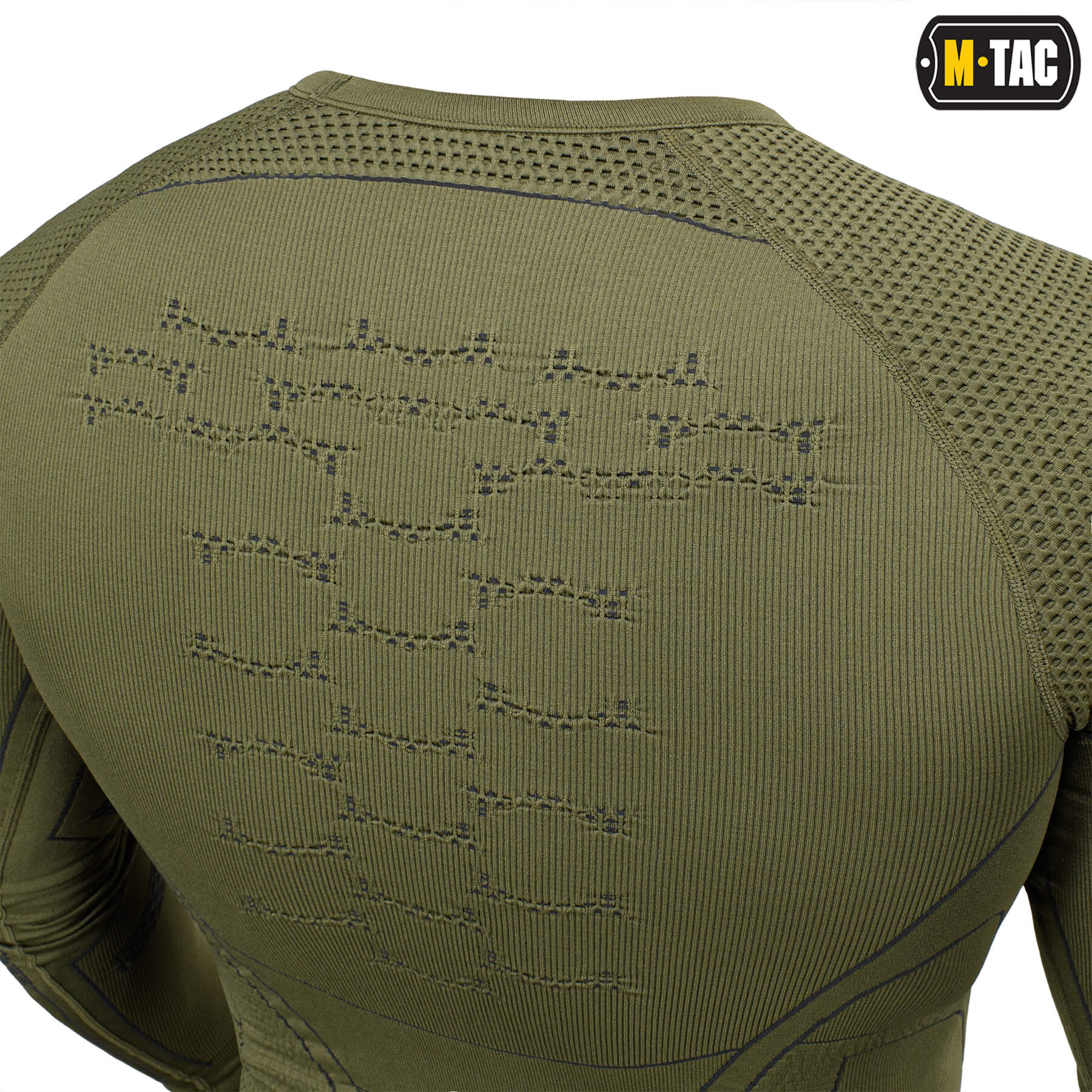 M-Tac терморубашка компрессионная Ranger Green/Dark Grey — 10