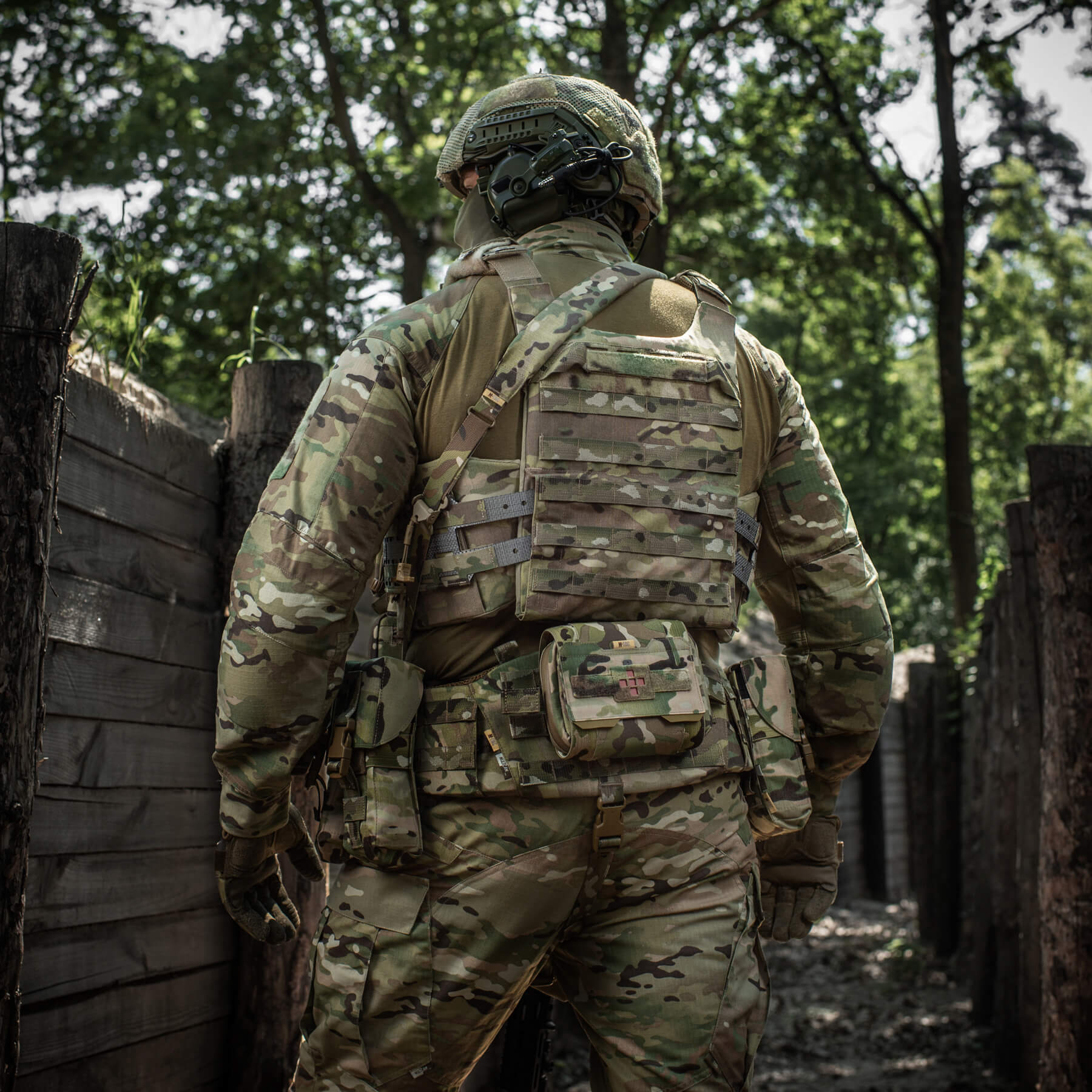 M-Tac плитоноска Cuirass Tiger Elite 2 класс защиты (размер плиты M) Multicam — 12