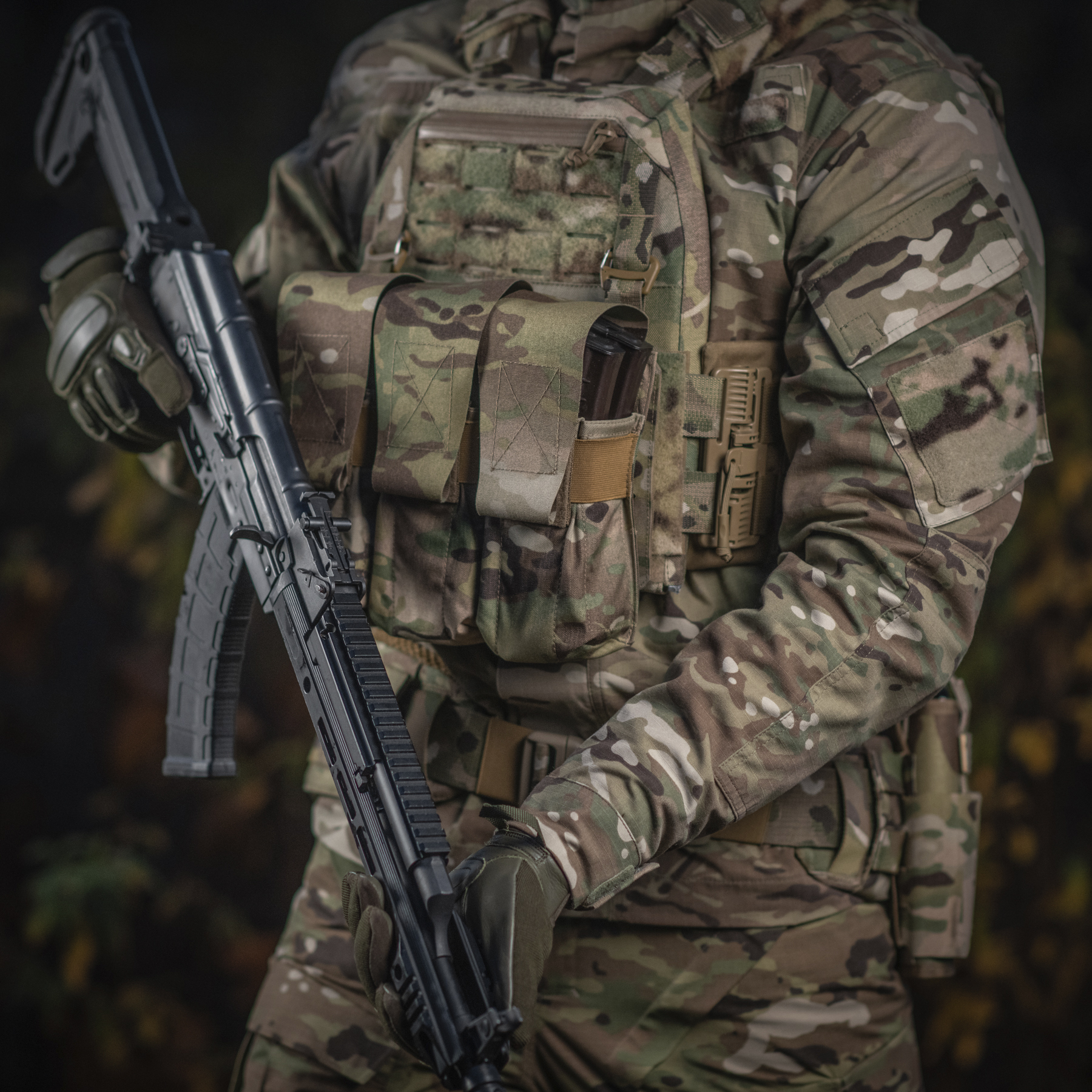 M-Tac подсумок на два магазина закрытый Multicam — 9