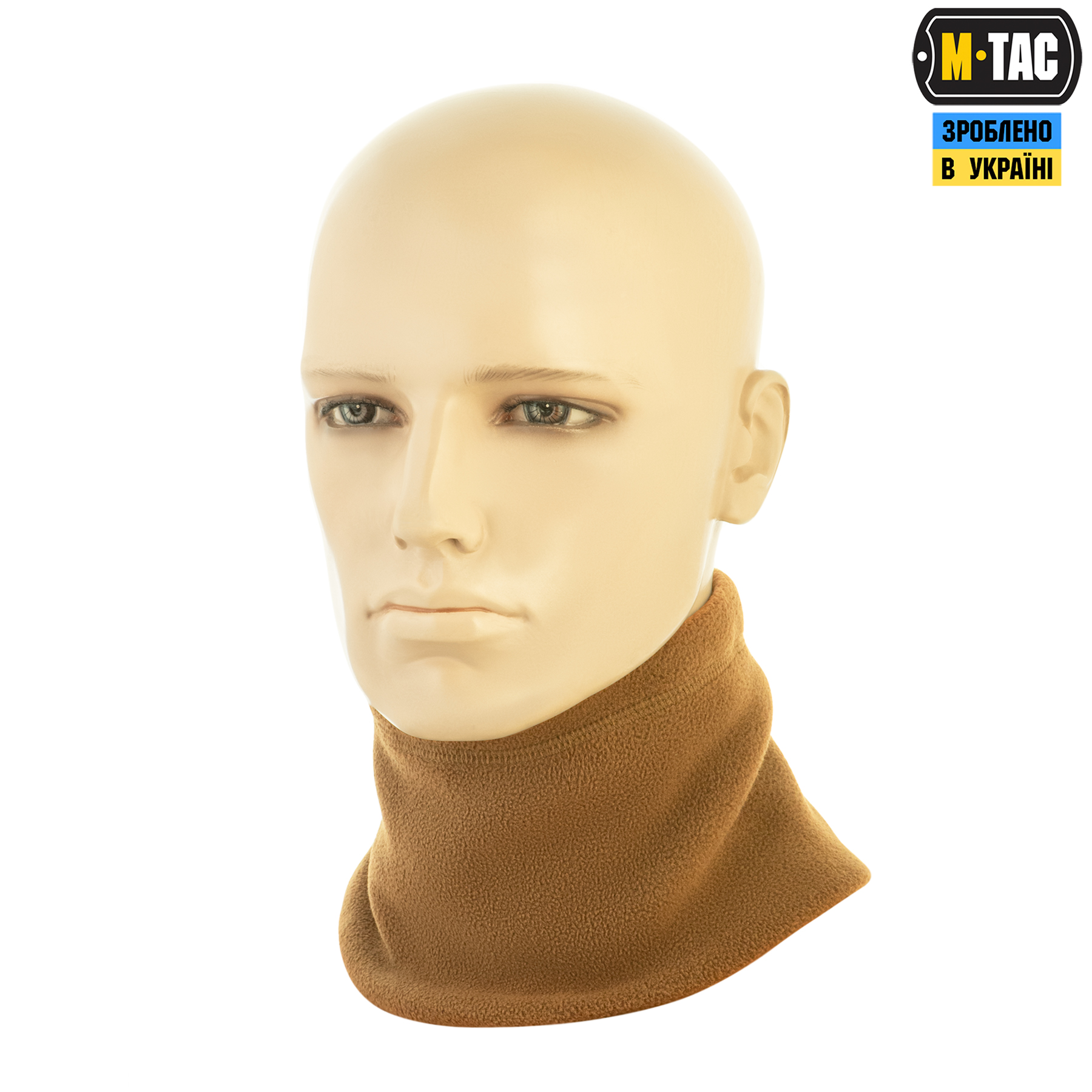 M-Tac шарф-труба Elite короткий с затяжкой флис (320г/м2) Coyote Brown — 3