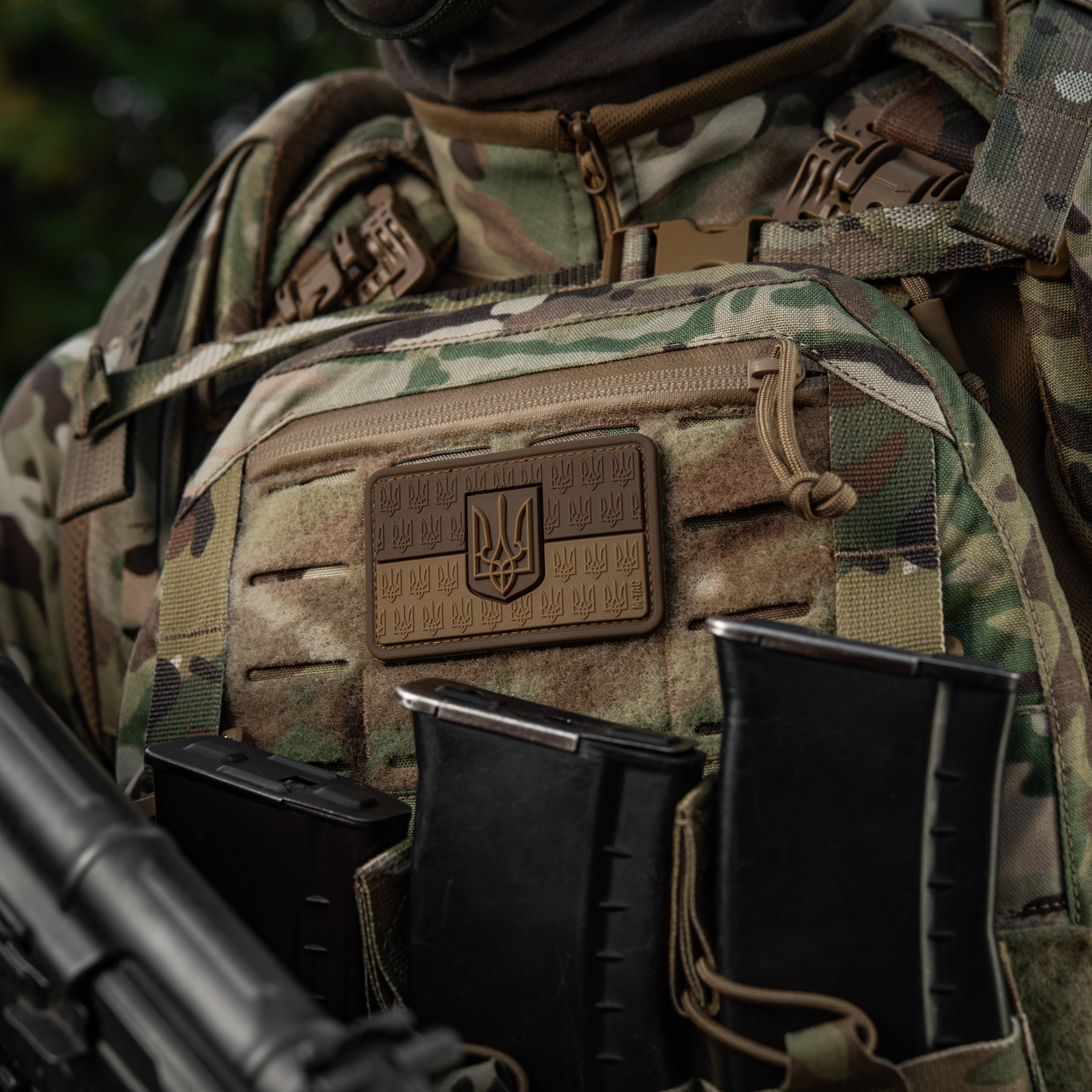 M-Tac нашивка прапор України з гербом рельєфний PVC Coyote — 5