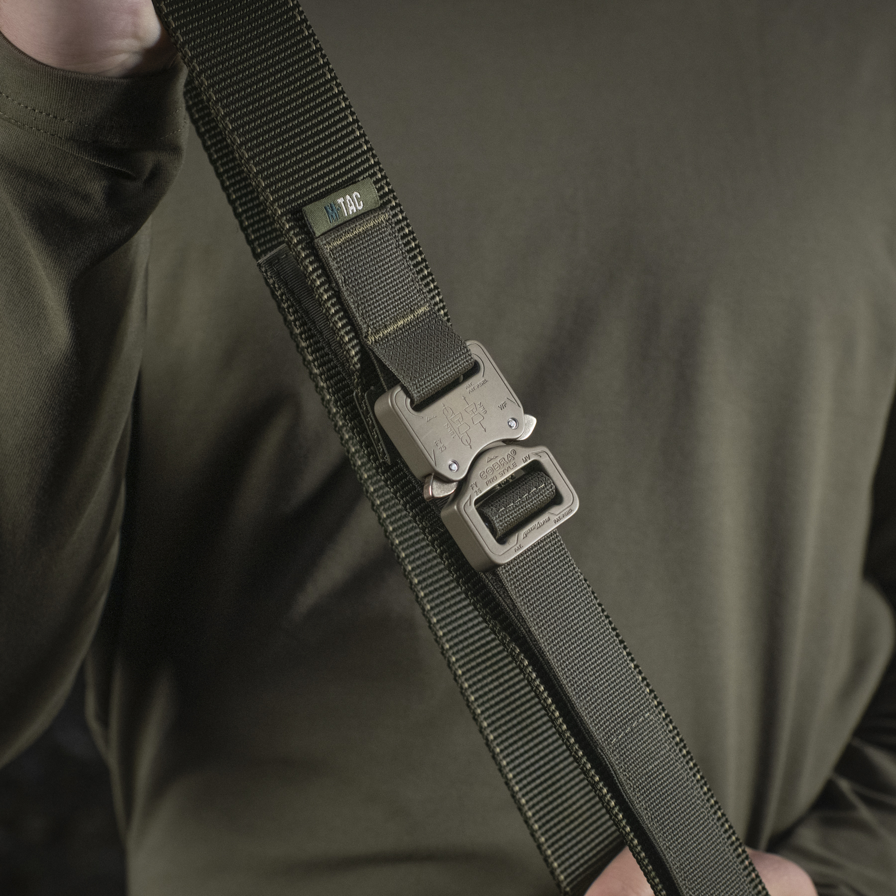 M-Tac ремень Cobra Buckle Belt Ranger Green — 16