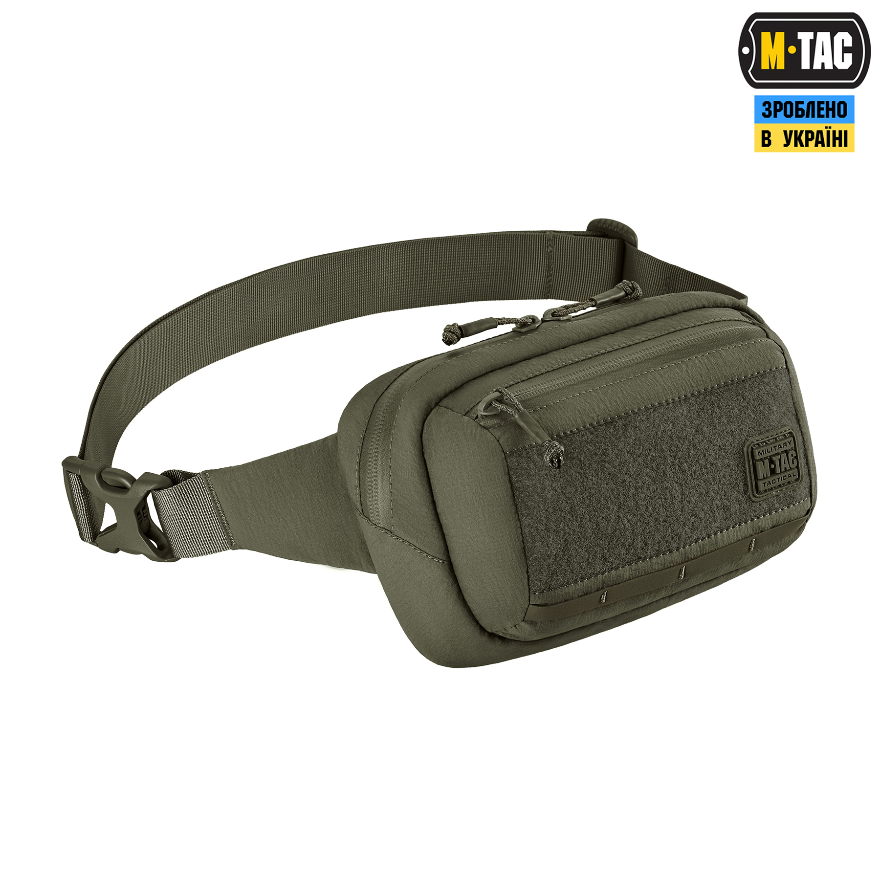 M-Tac сумка City Waist Bag с липучкой Lite-C Elite Ranger Green — 4