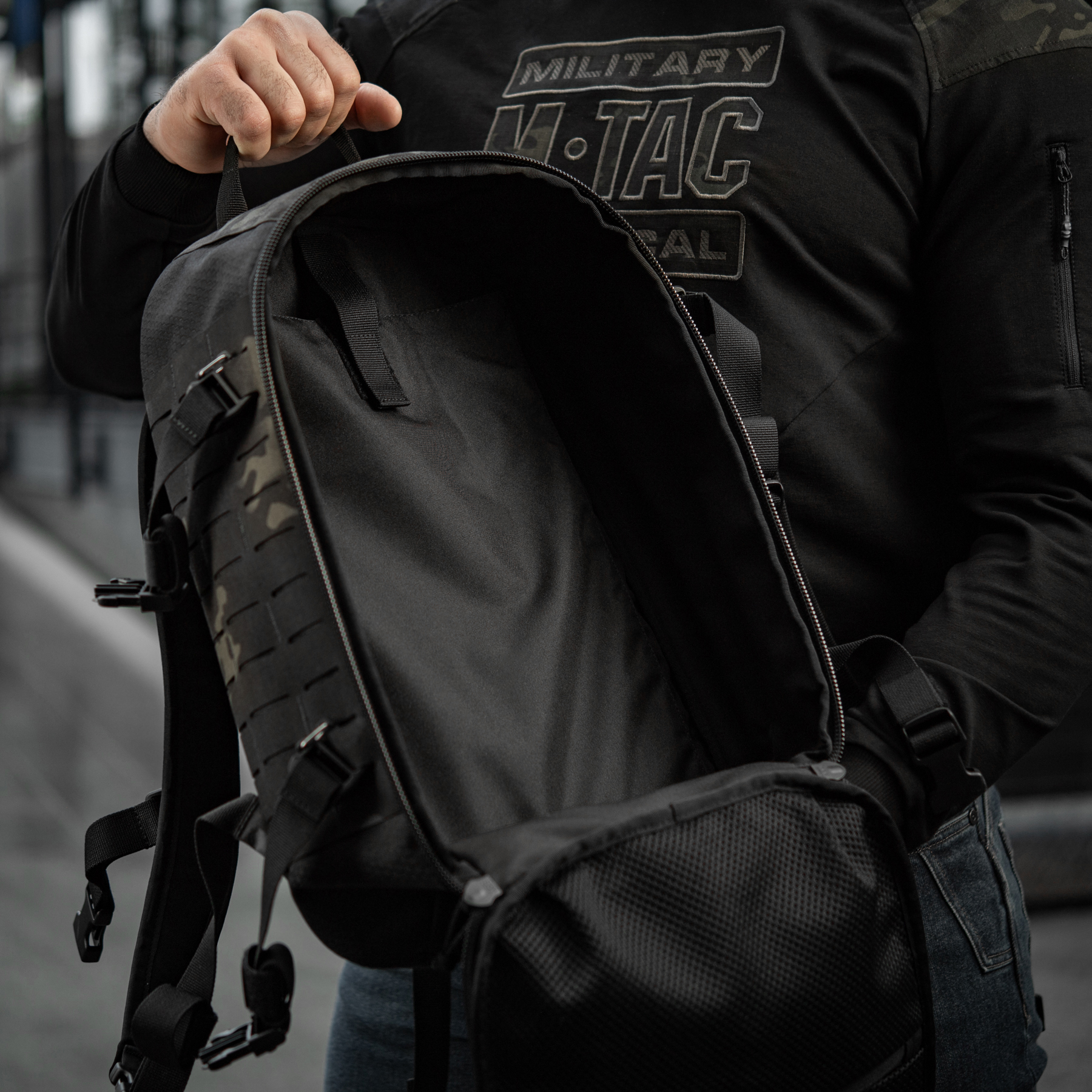 M-Tac рюкзак Sturm с эргономичными лямками X-Large Elite Gen.II Multicam Black — 37