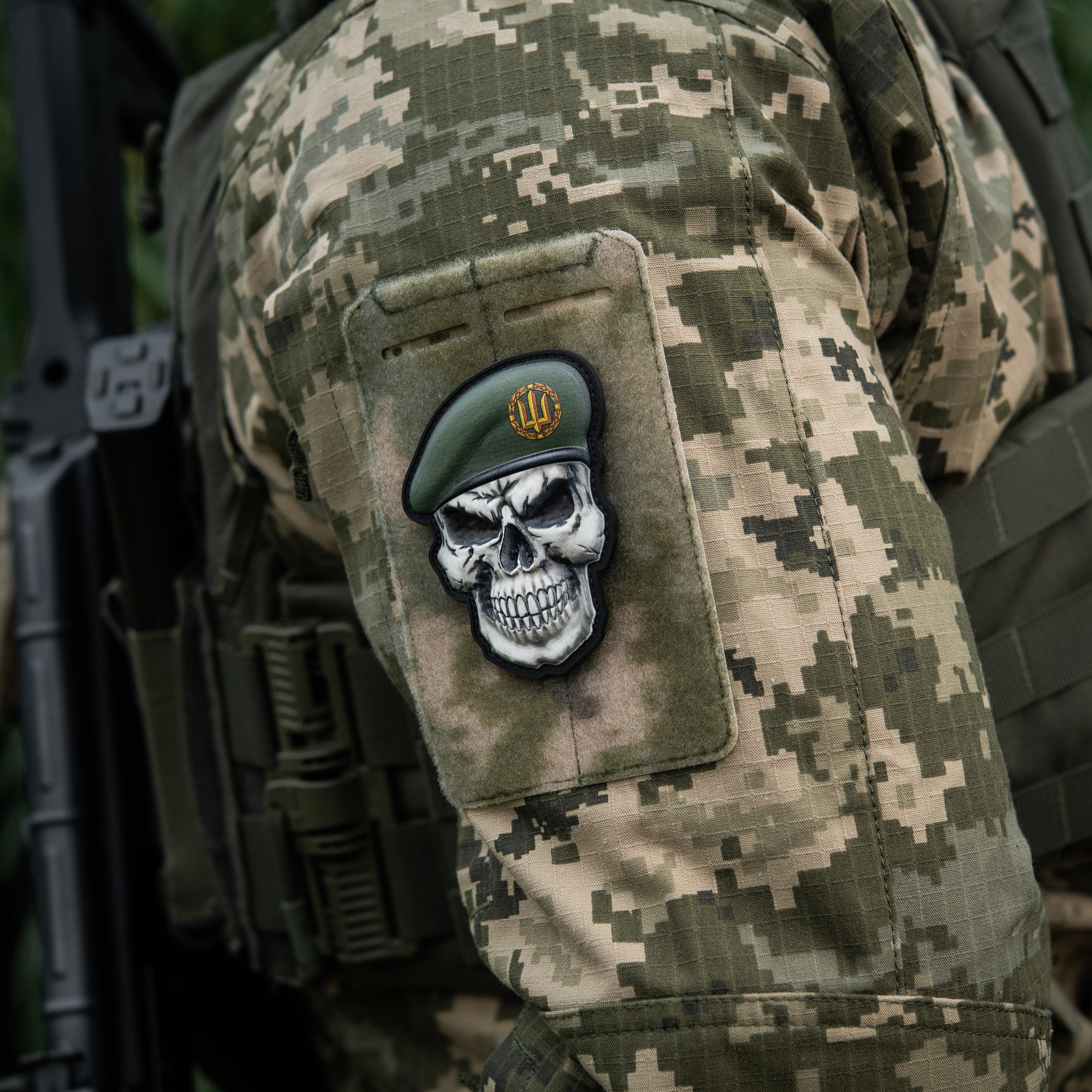 Нашивка Череп у береті (загальний Сухопутних військ) — 5