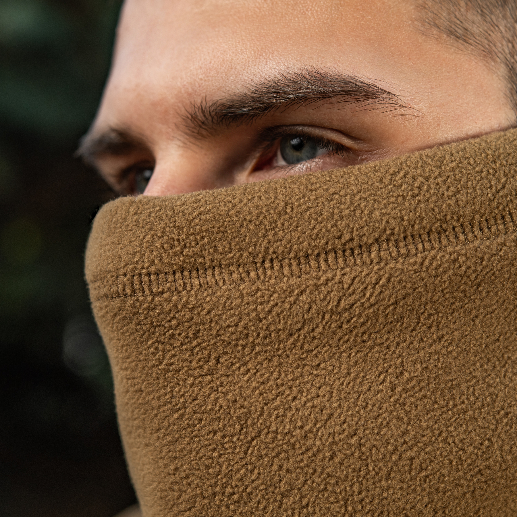 M-Tac шарф-труба Elite короткий с затяжкой флис (320г/м2) Coyote Brown — 9