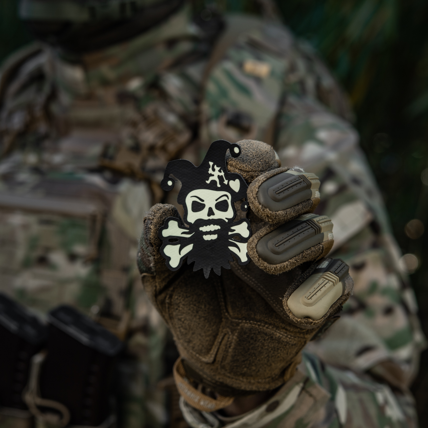 M-Tac нашивка Посміхнись Black/GID — 7