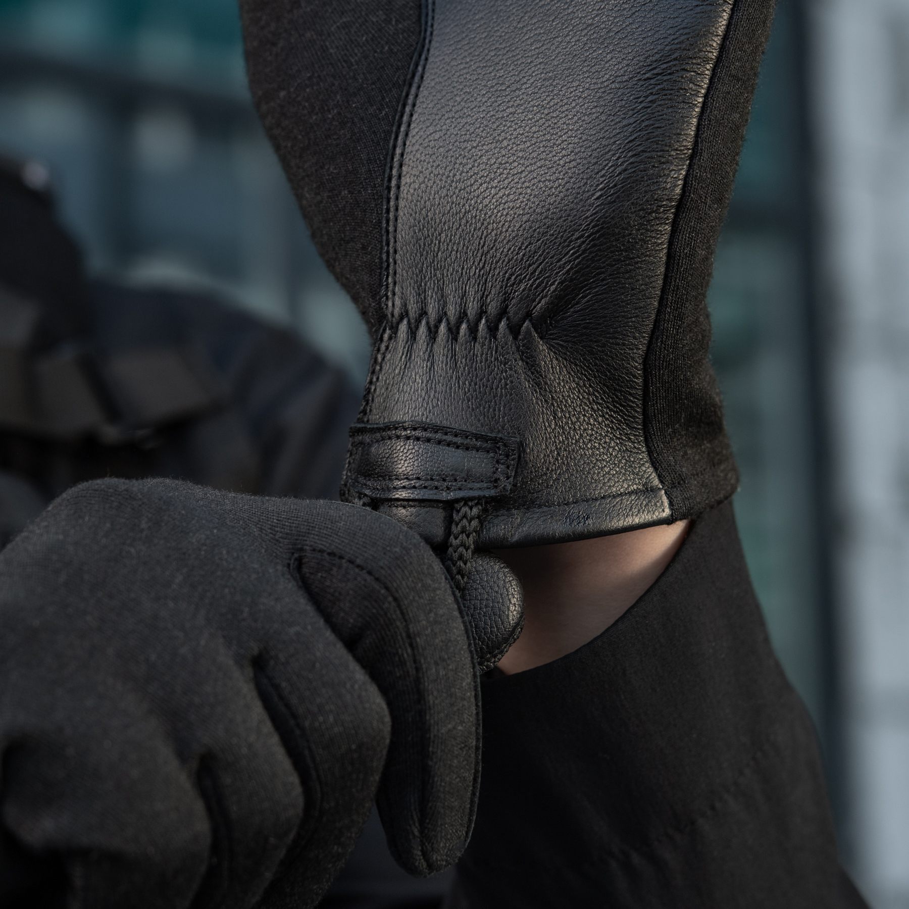 M-Tac перчатки Nomex Sport Leather Black — 12