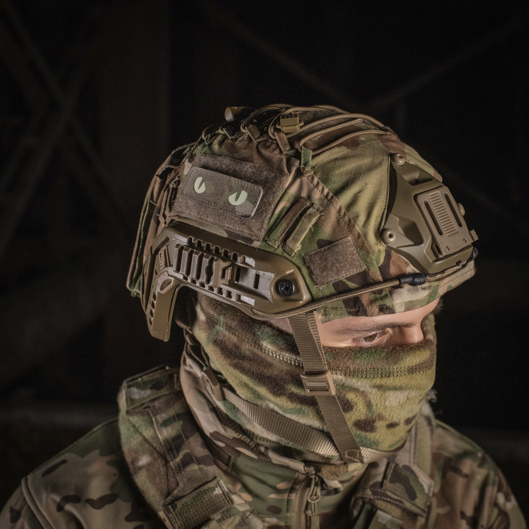M-Tac нашивка Cat Eyes Laser Cut Multicam/GID — 10
